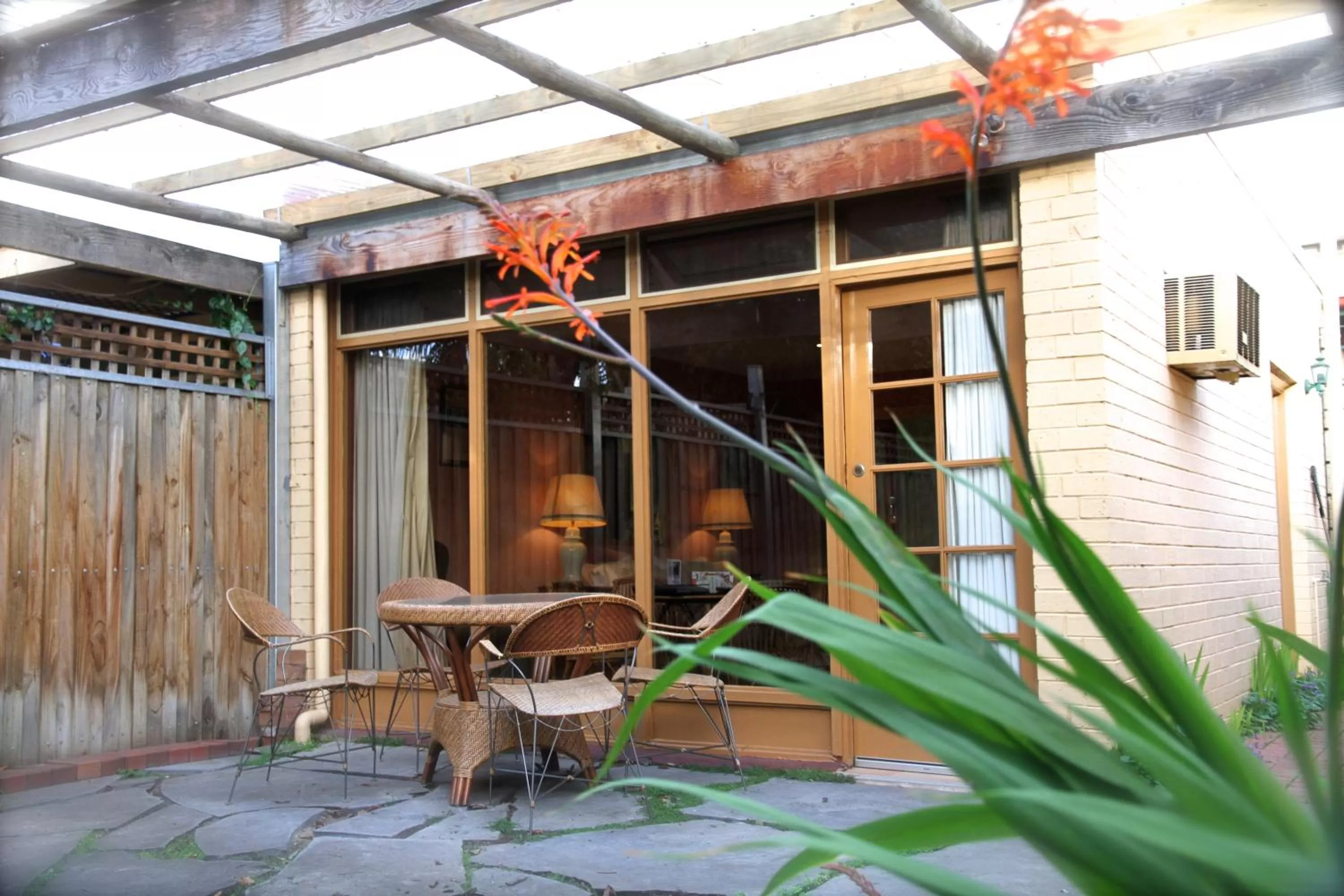 Patio in North Adelaide Heritage Cottages & Apartments