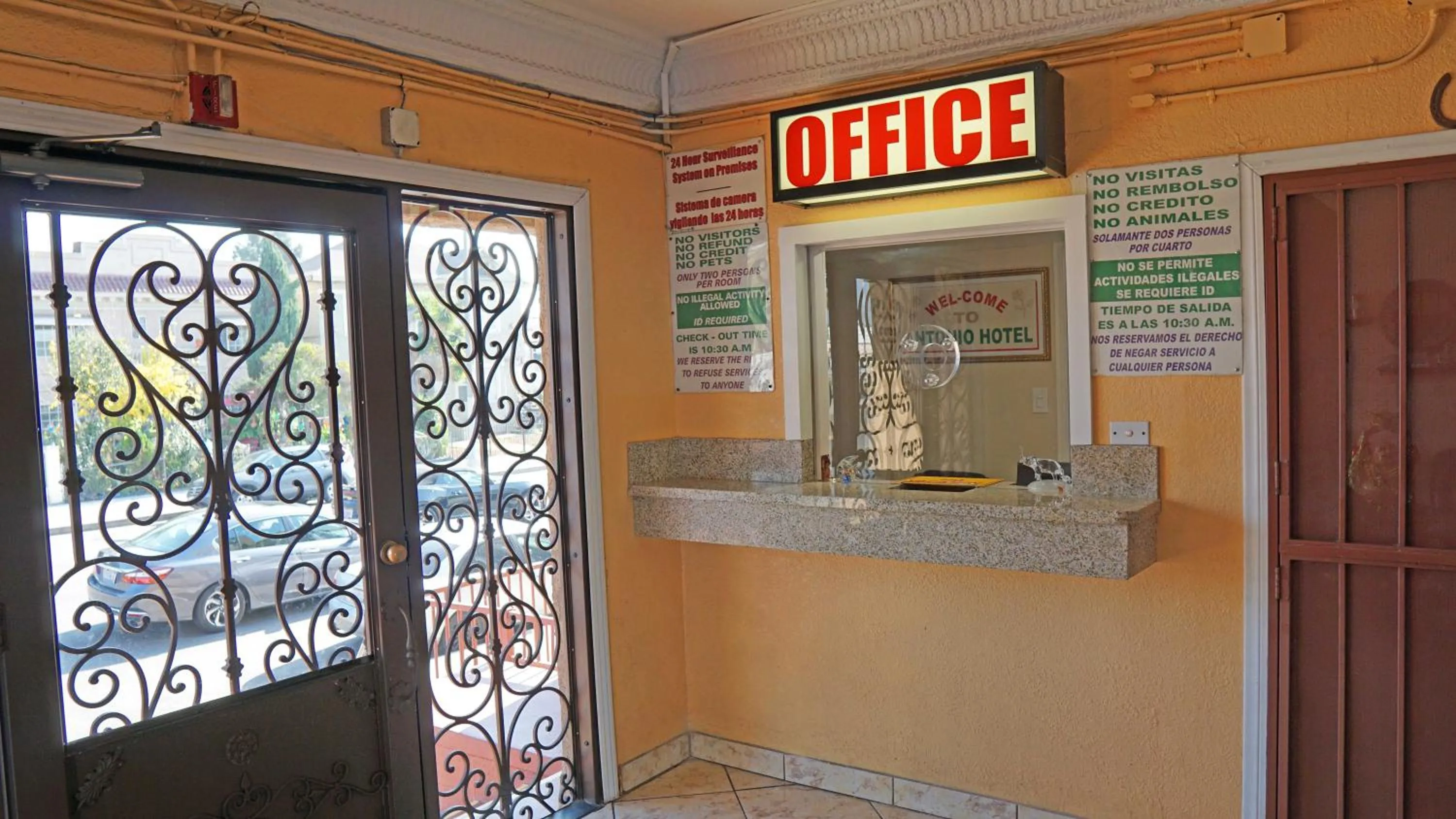 Lobby or reception in Antonio Hotel - Downtown Los Angeles, near Hollywood