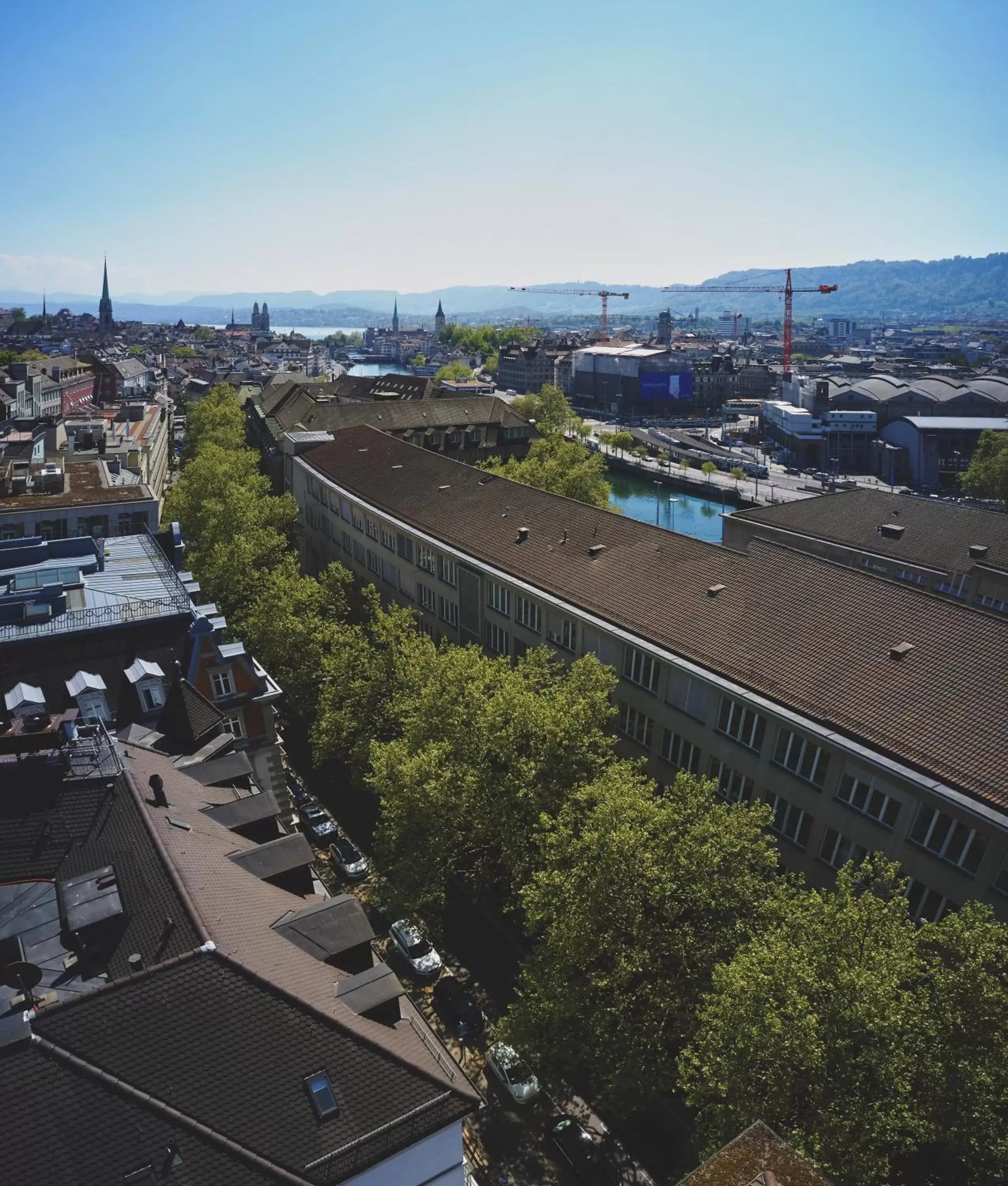 Bird's eye view in Hotel Bristol Zurich