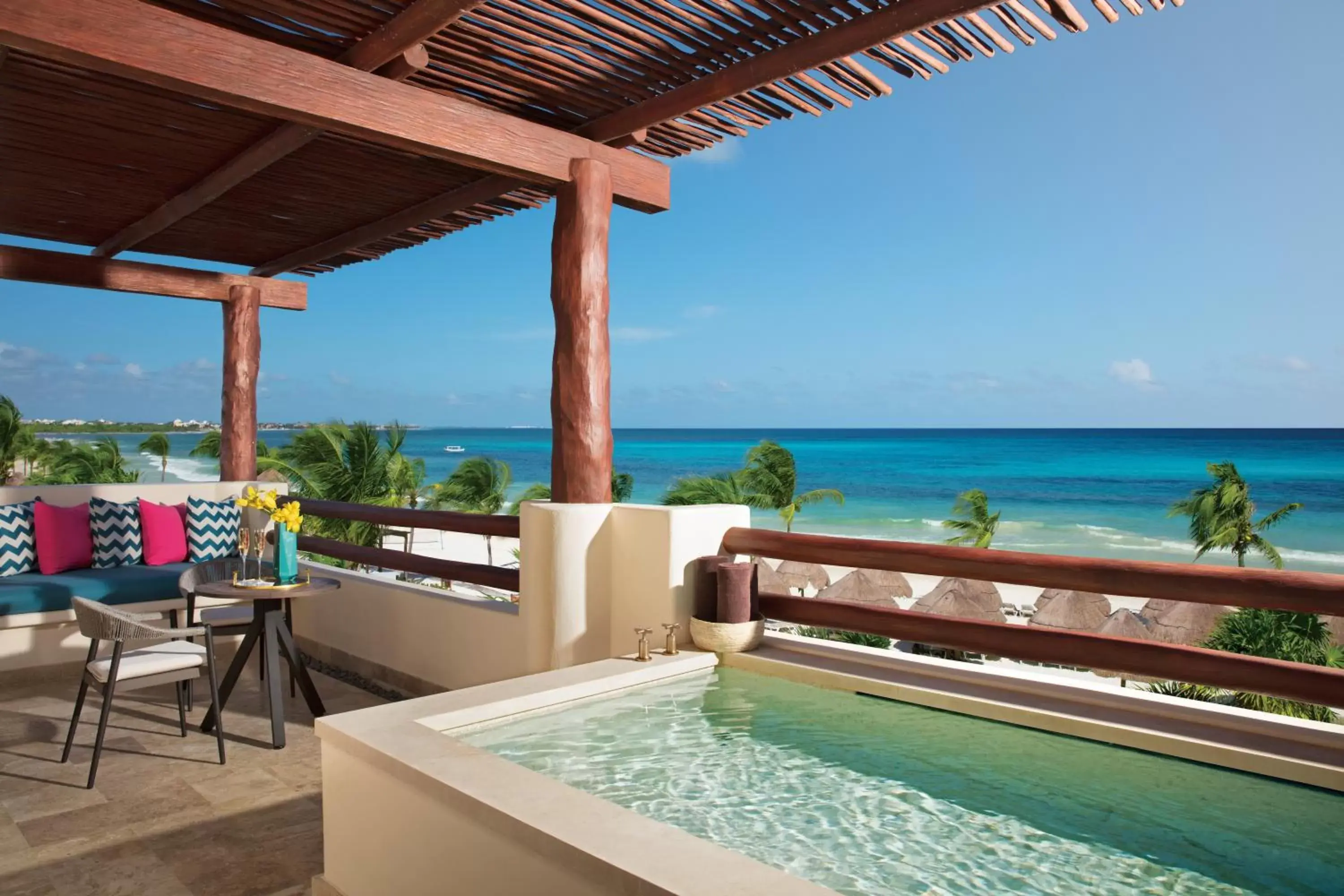Sea view, Swimming Pool in Secrets Maroma Beach Riviera Cancun - Adults only
