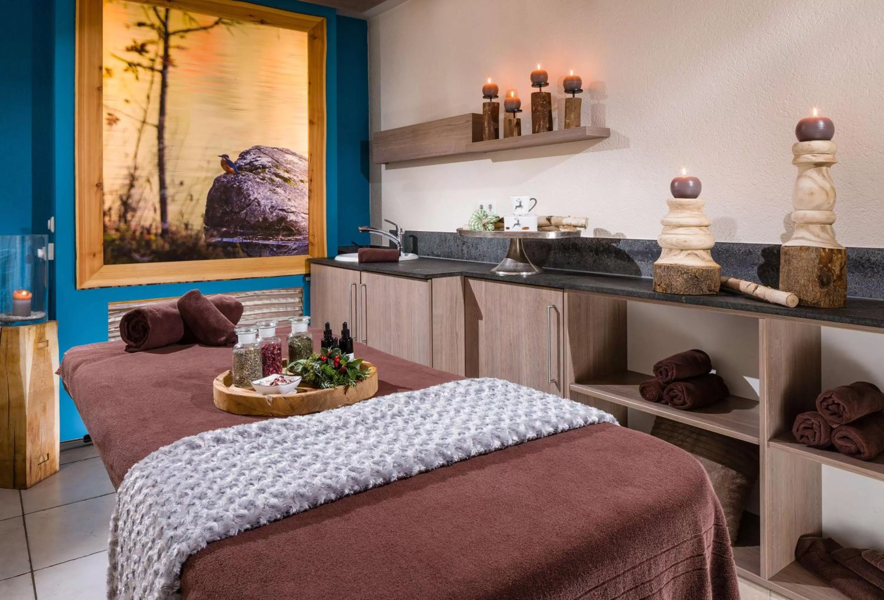 Spa and wellness centre/facilities, Bed in Berghotel Rehlegg