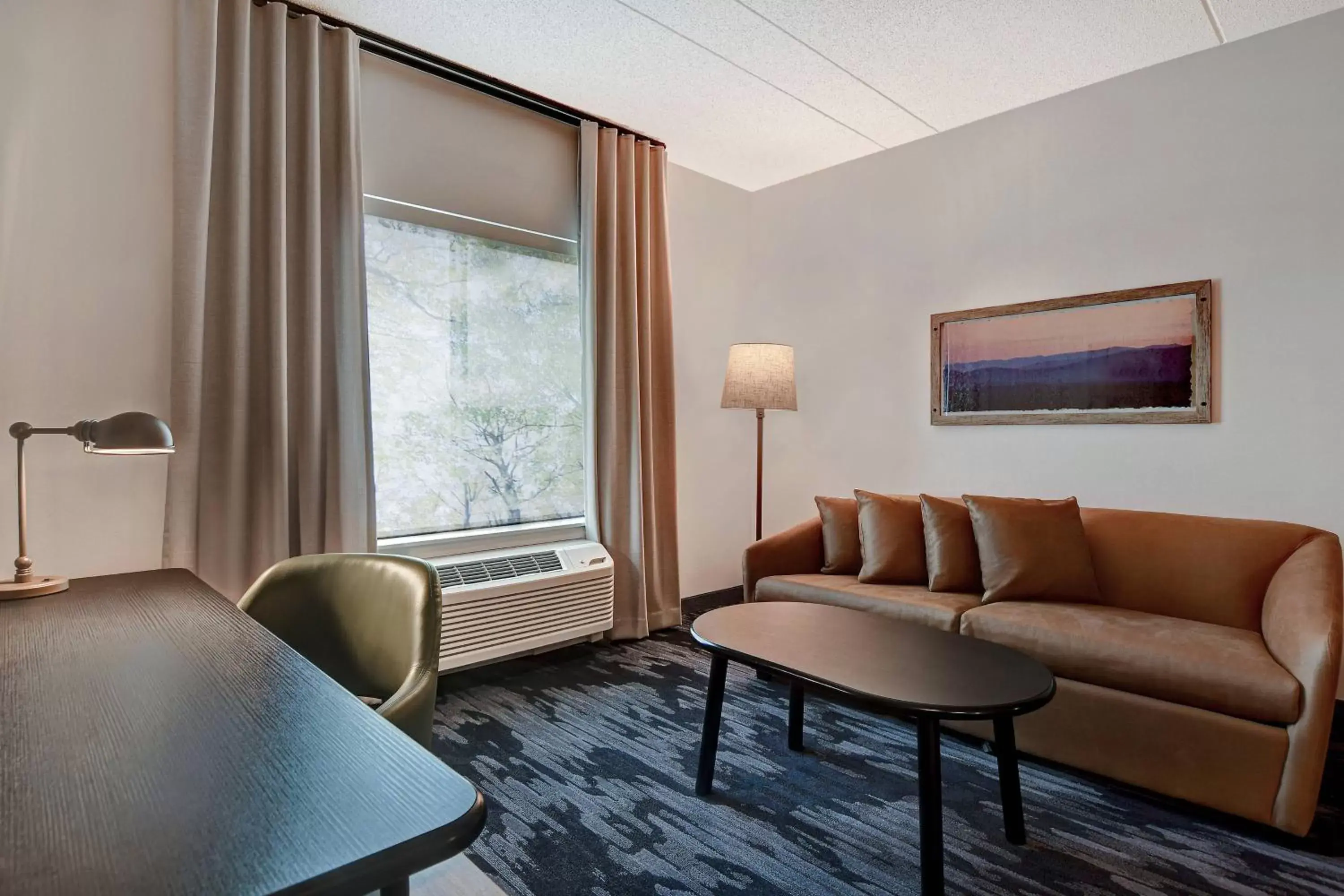 Living room, Seating Area in Fairfield Inn & Suites by Marriott Selinsgrove