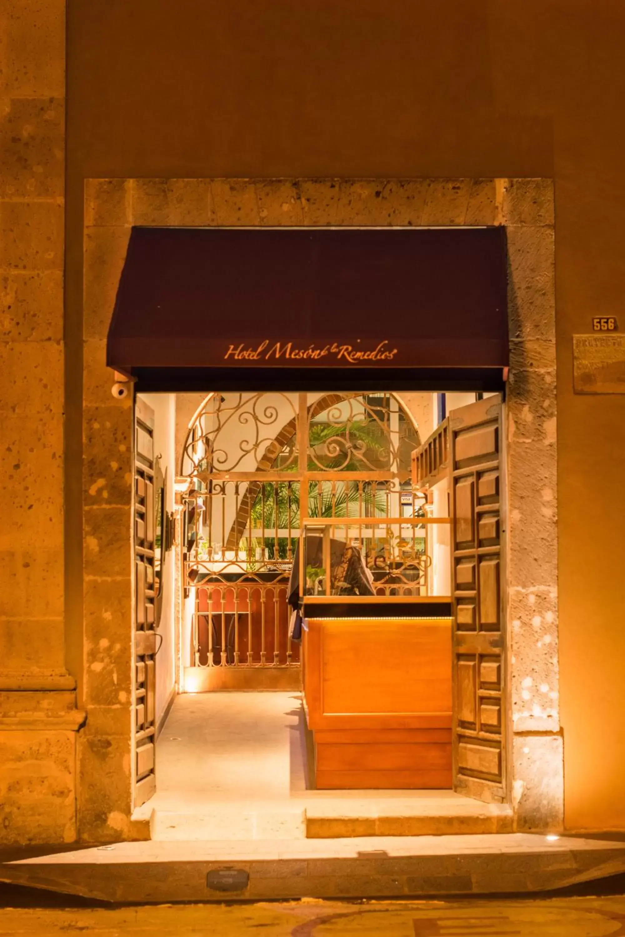 Facade/entrance in Hotel Mesón de los Remedios