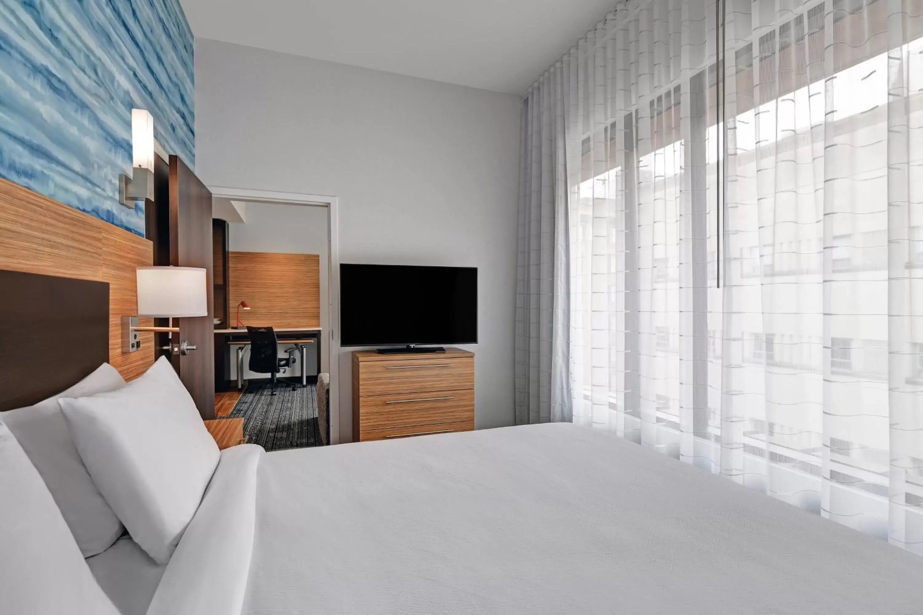 Bedroom, Bed in TownePlace Suites by Marriott Cincinnati Downtown