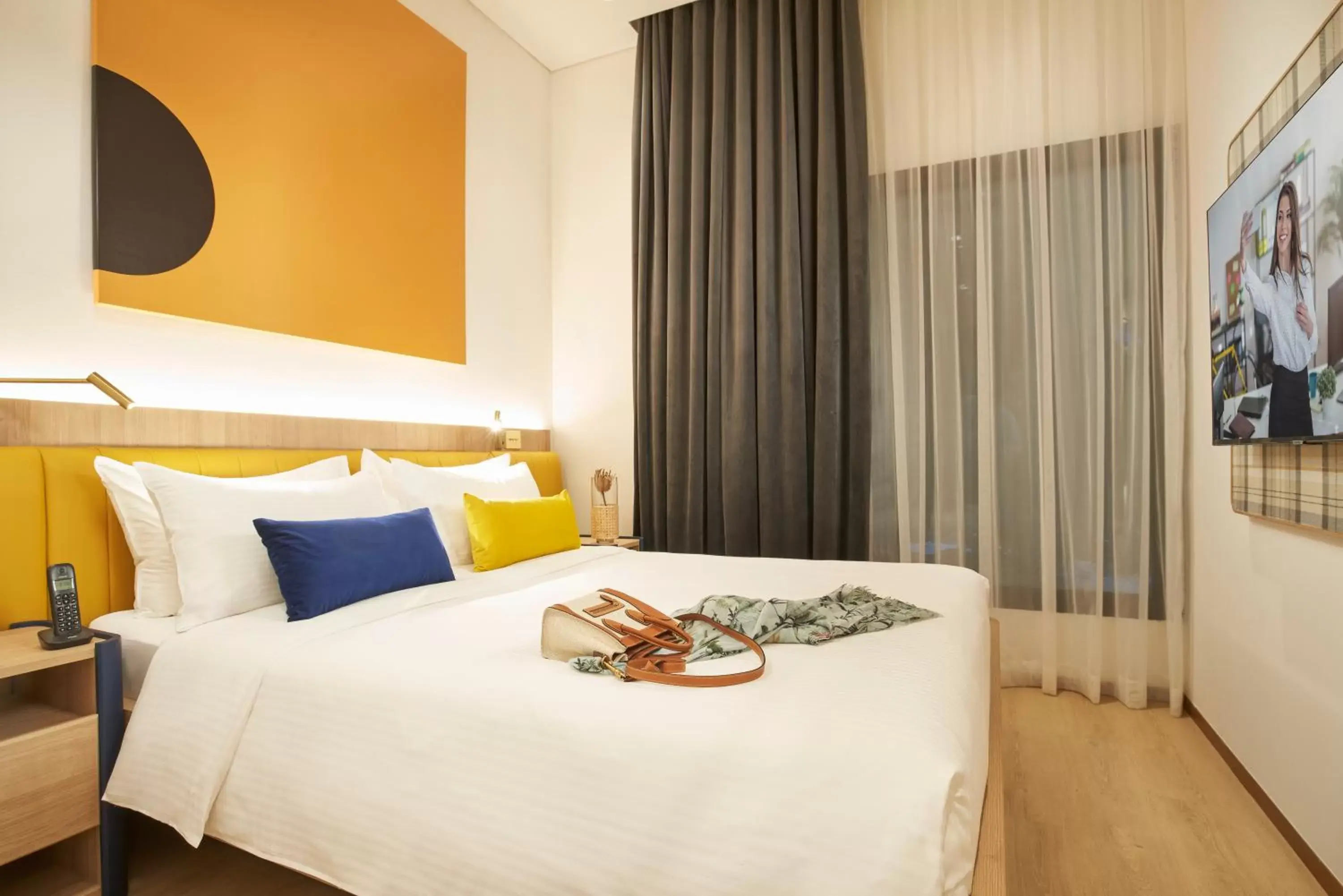 Bed in Citadines Connect City Centre Singapore Bed in Citadines Connect City Centre Singapore