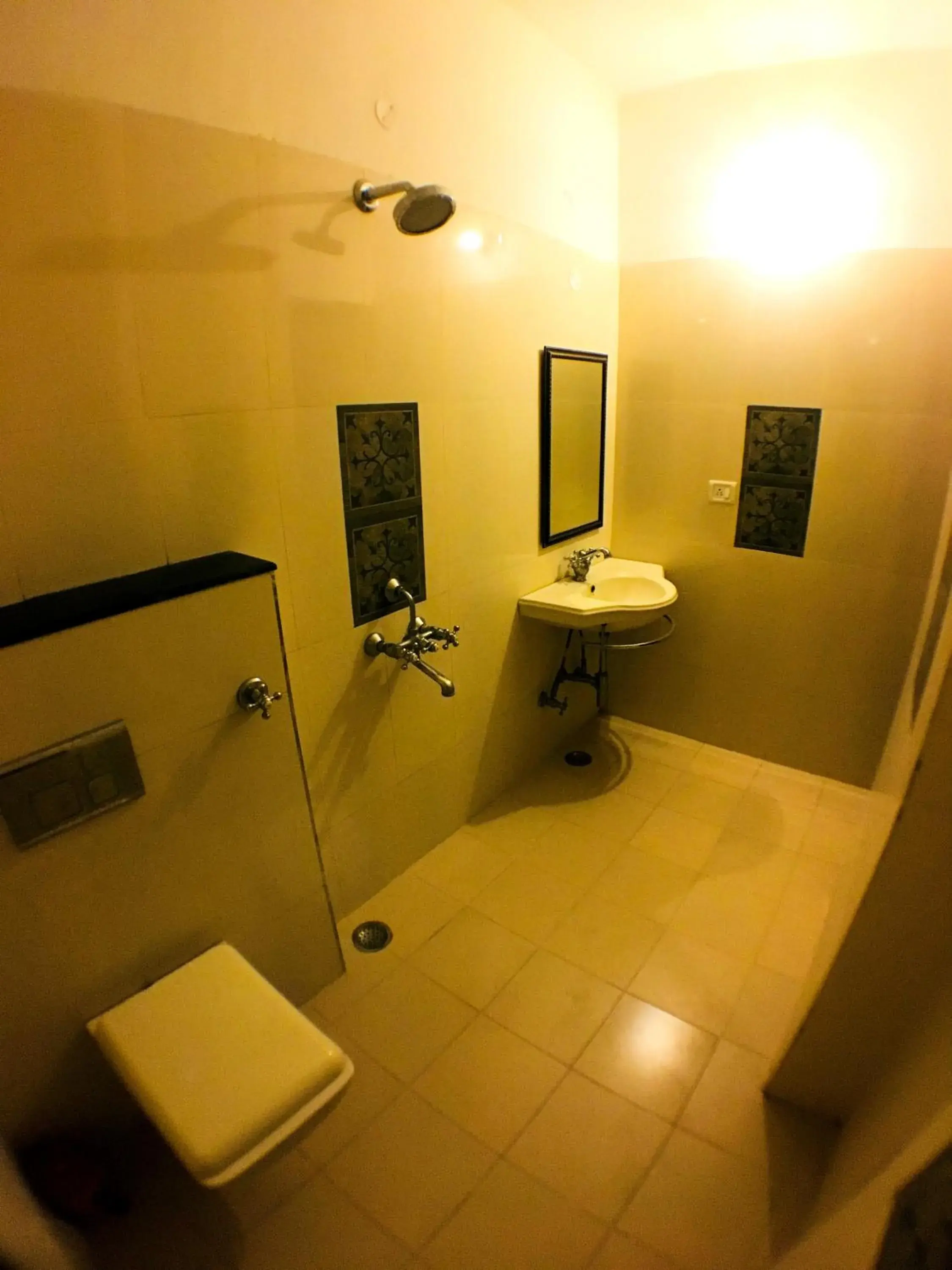 Bathroom in Krishna Palace - A Heritage Hotel