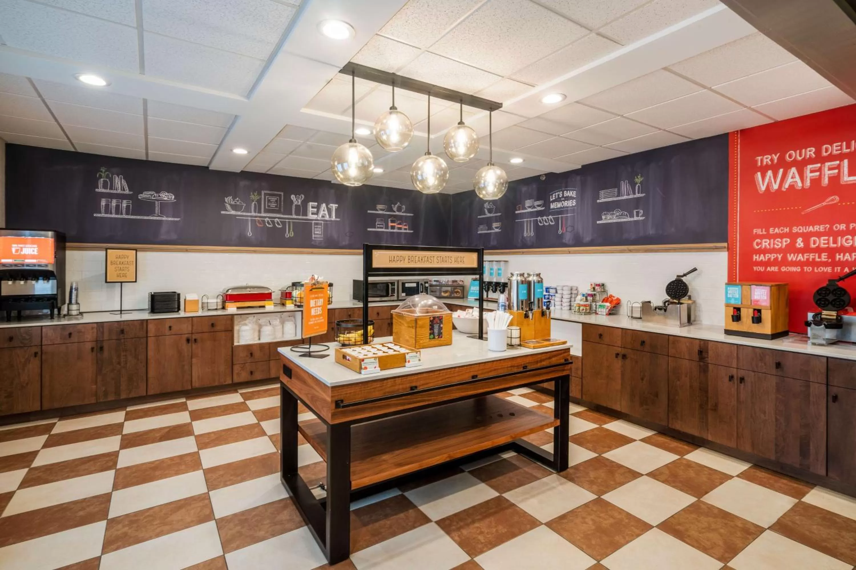 Breakfast in Hampton Inn Bardstown