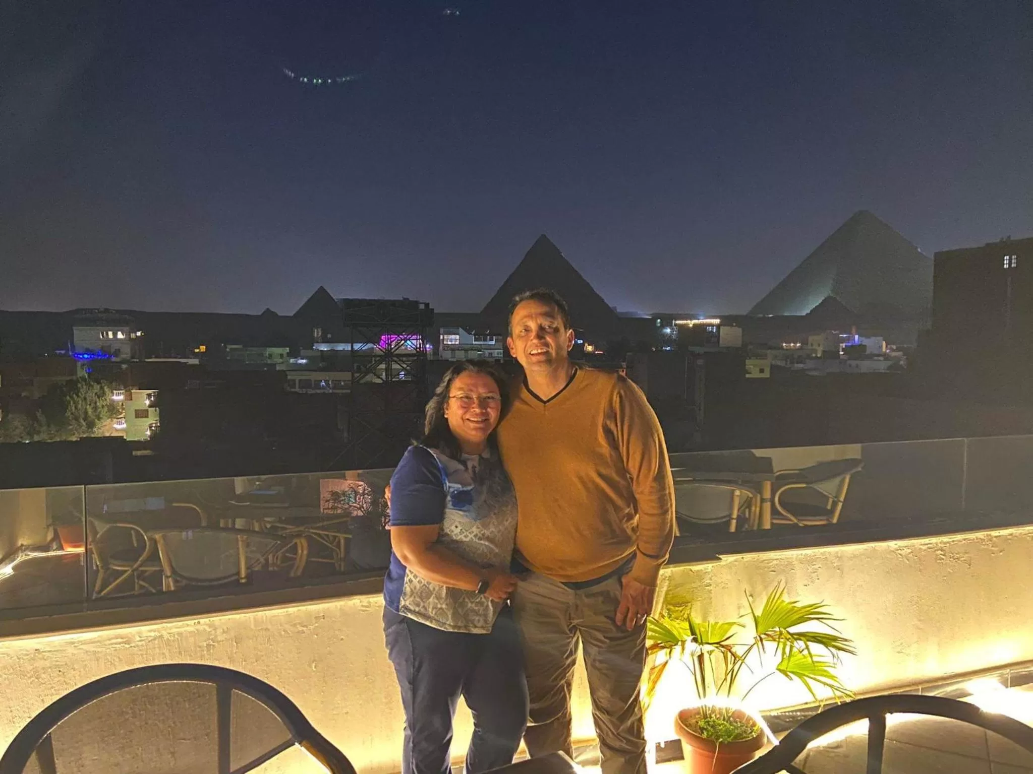 Night in Eagles Pyramids View