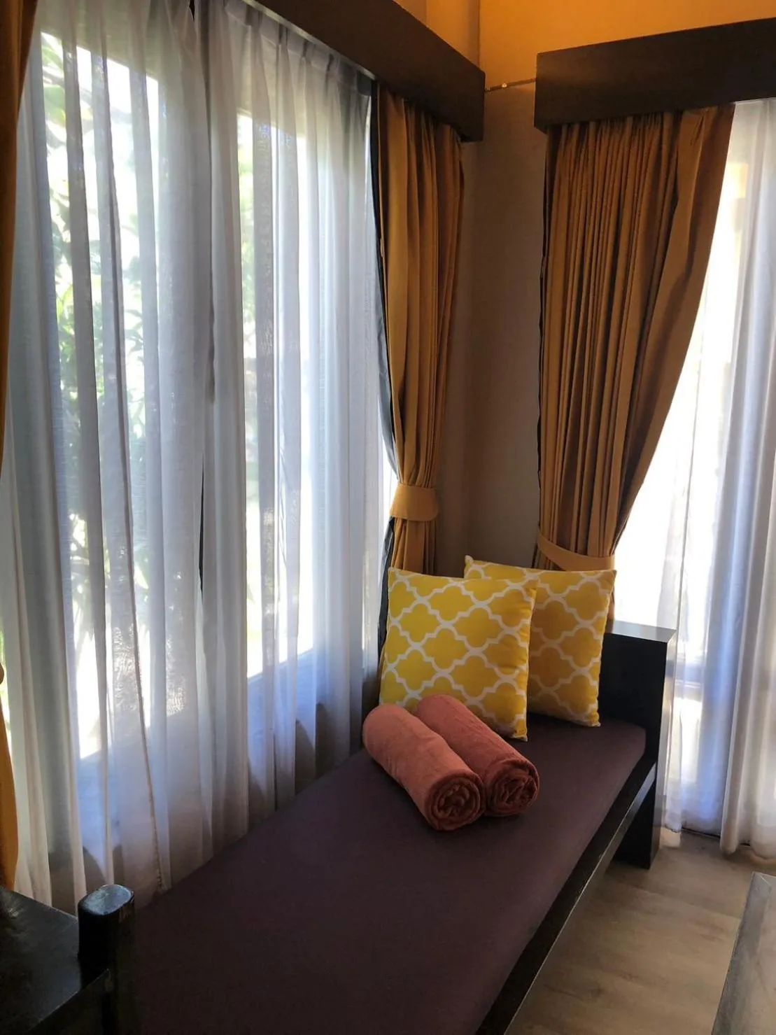 Seating area, Bed in Punnpreeda Beach Resort - SHA Plus Certified