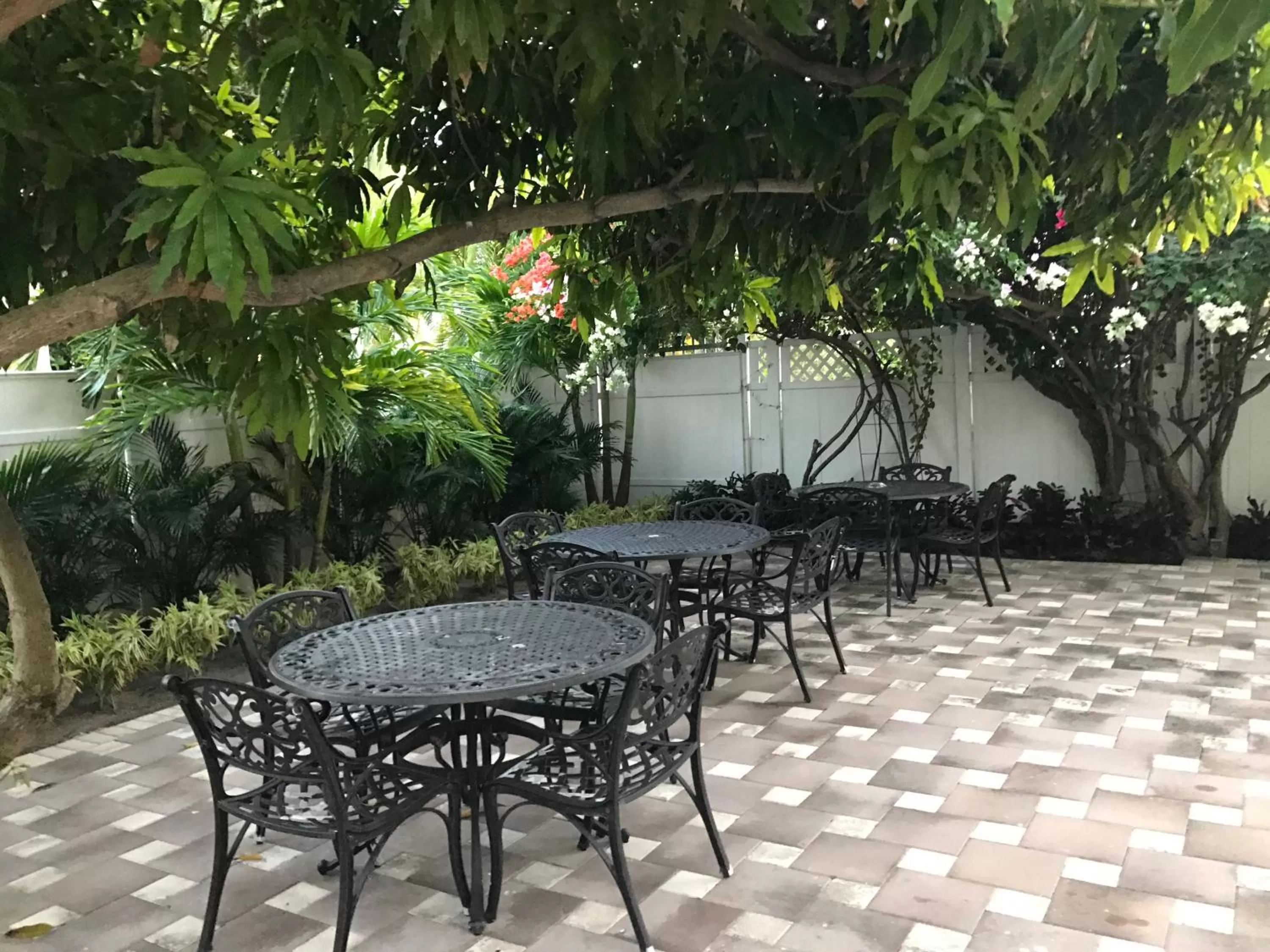 Patio in Harding Boutique Apartments