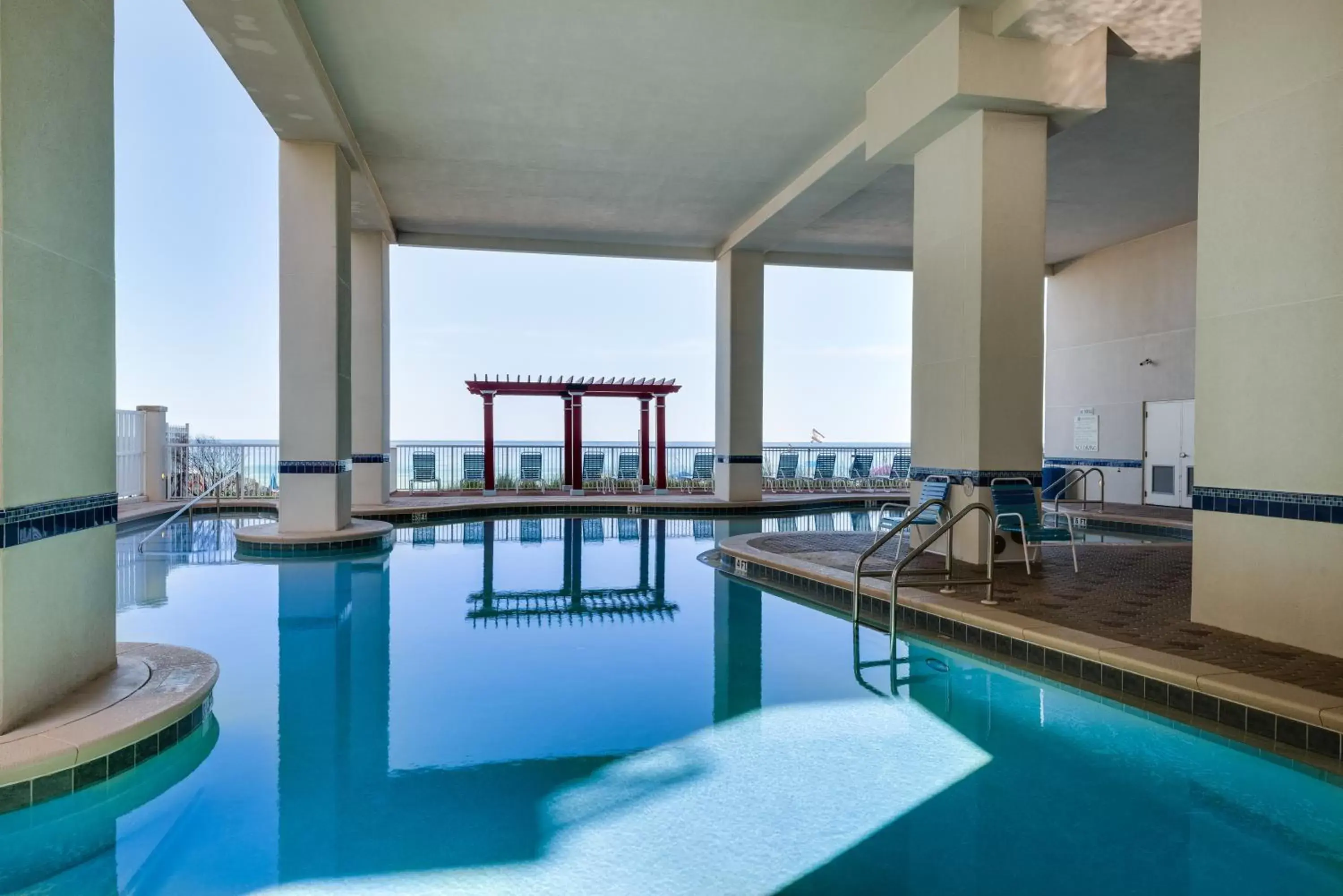 Property building, Swimming Pool in Majestic Beach Resort, Panama City Beach, Fl