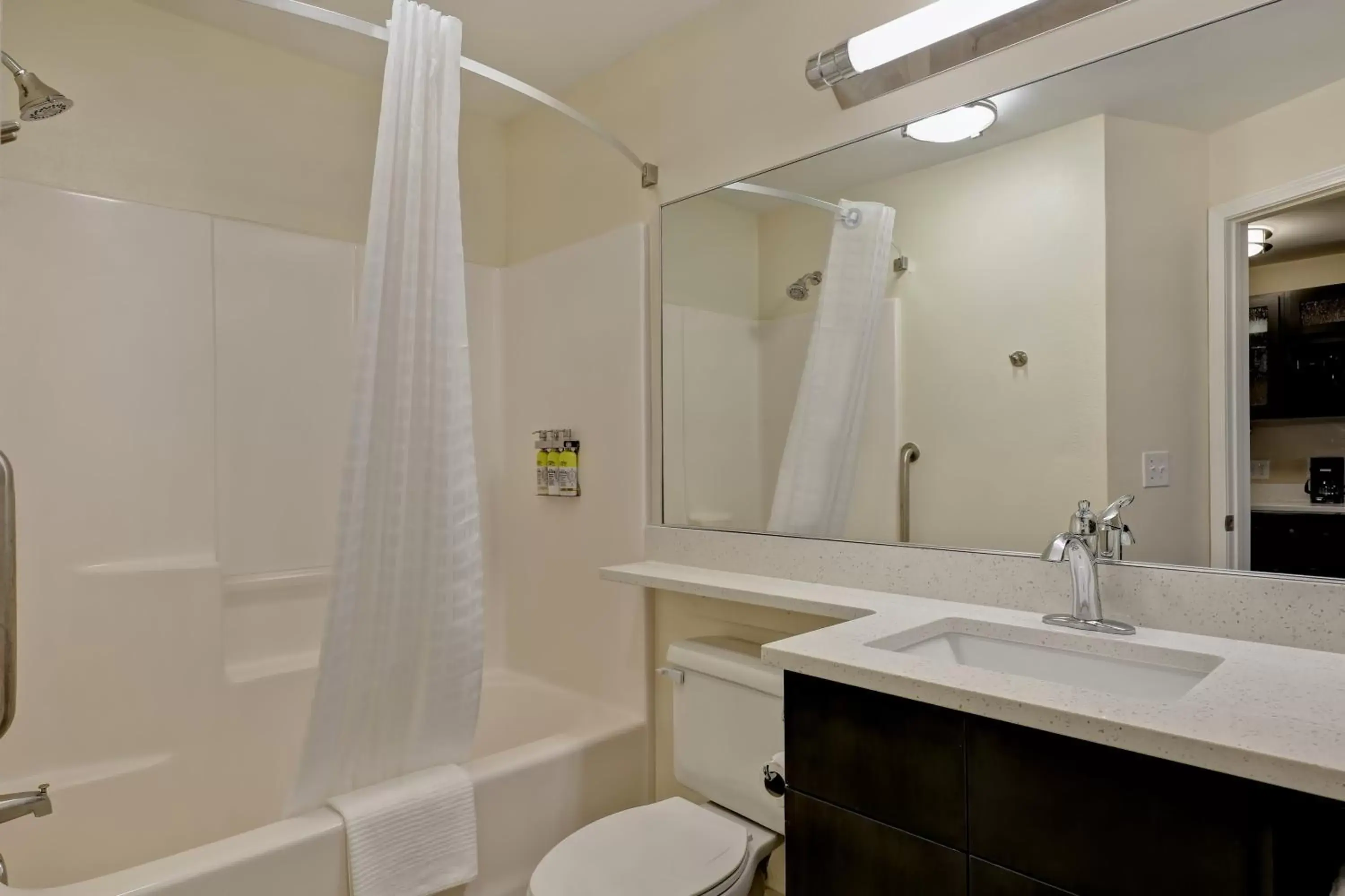 Bathroom in Candlewood Suites Indianapolis - South, an IHG Hotel