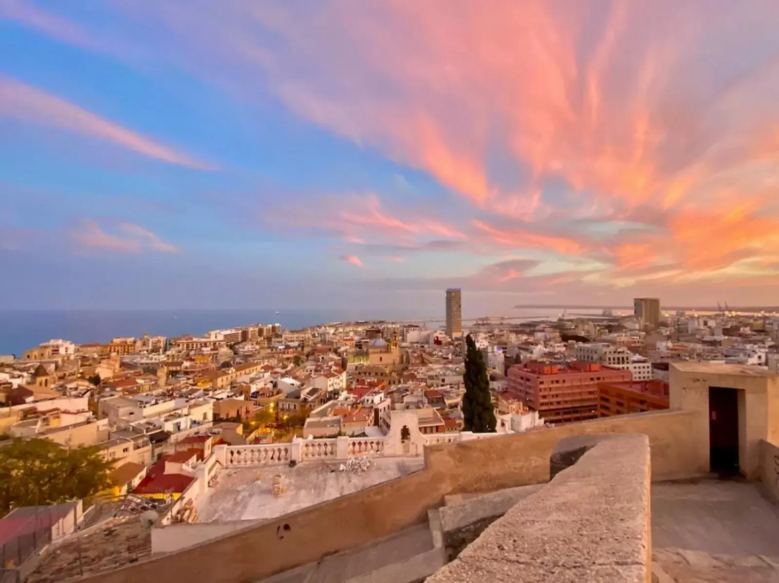 Sunset in Hotel BH San Francisco Alicante