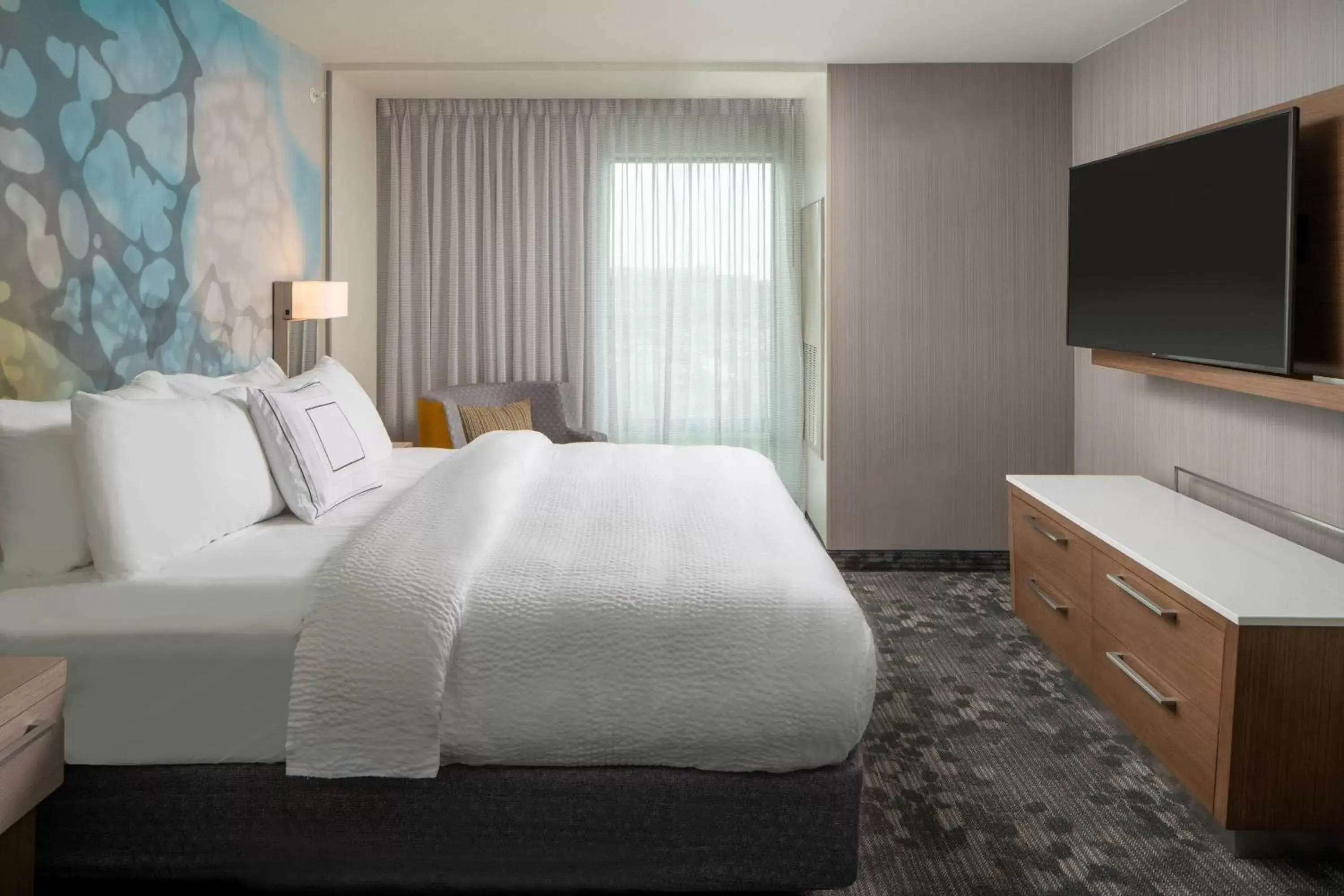 Bedroom, Bed in Courtyard by Marriott Lafayette South