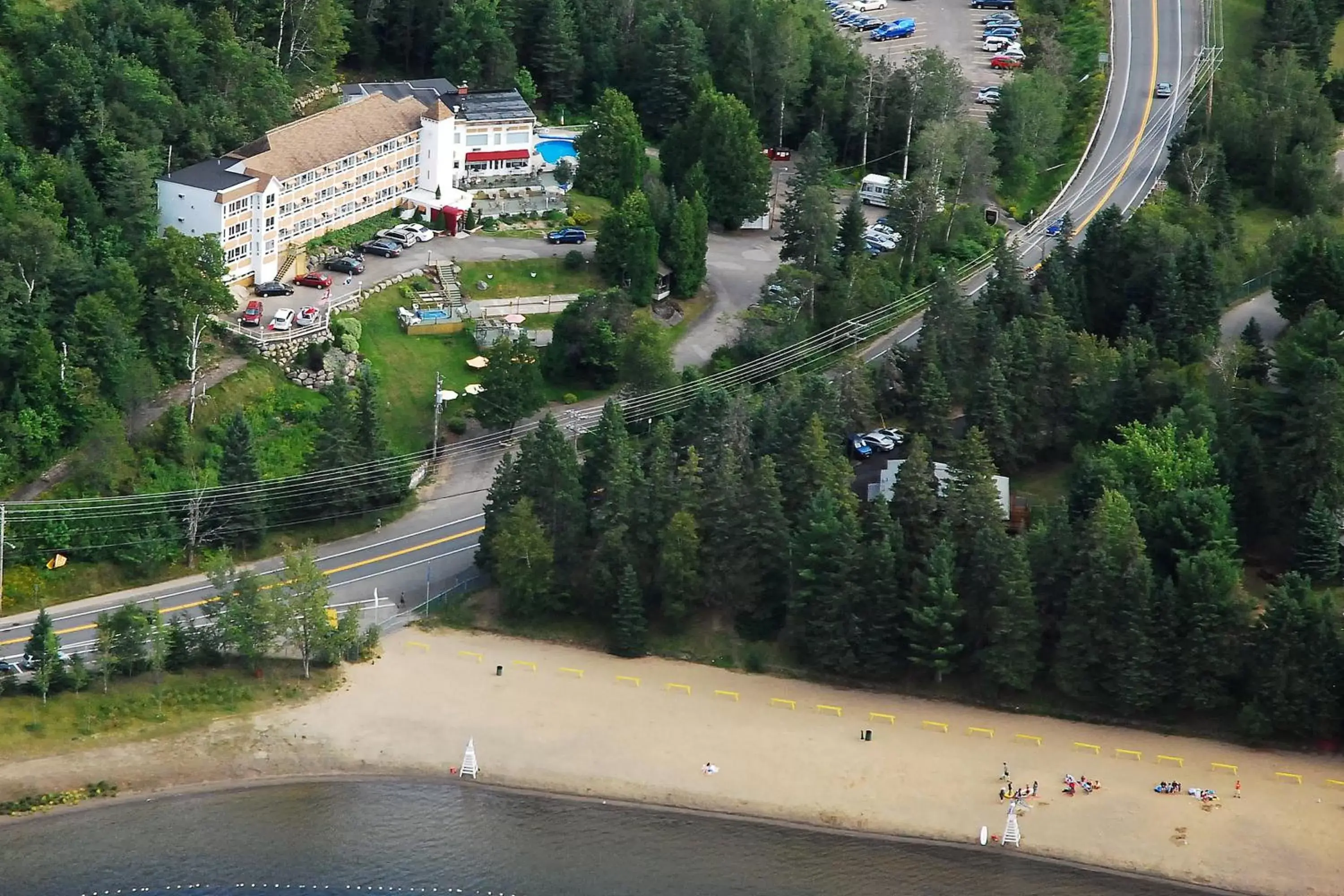 Bird's eye view, Bird's-eye View in Auberge Hotel Spa Watel