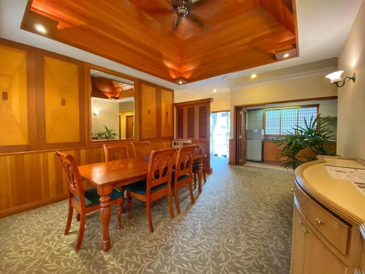 Dining area in Tiara Labuan Hotel