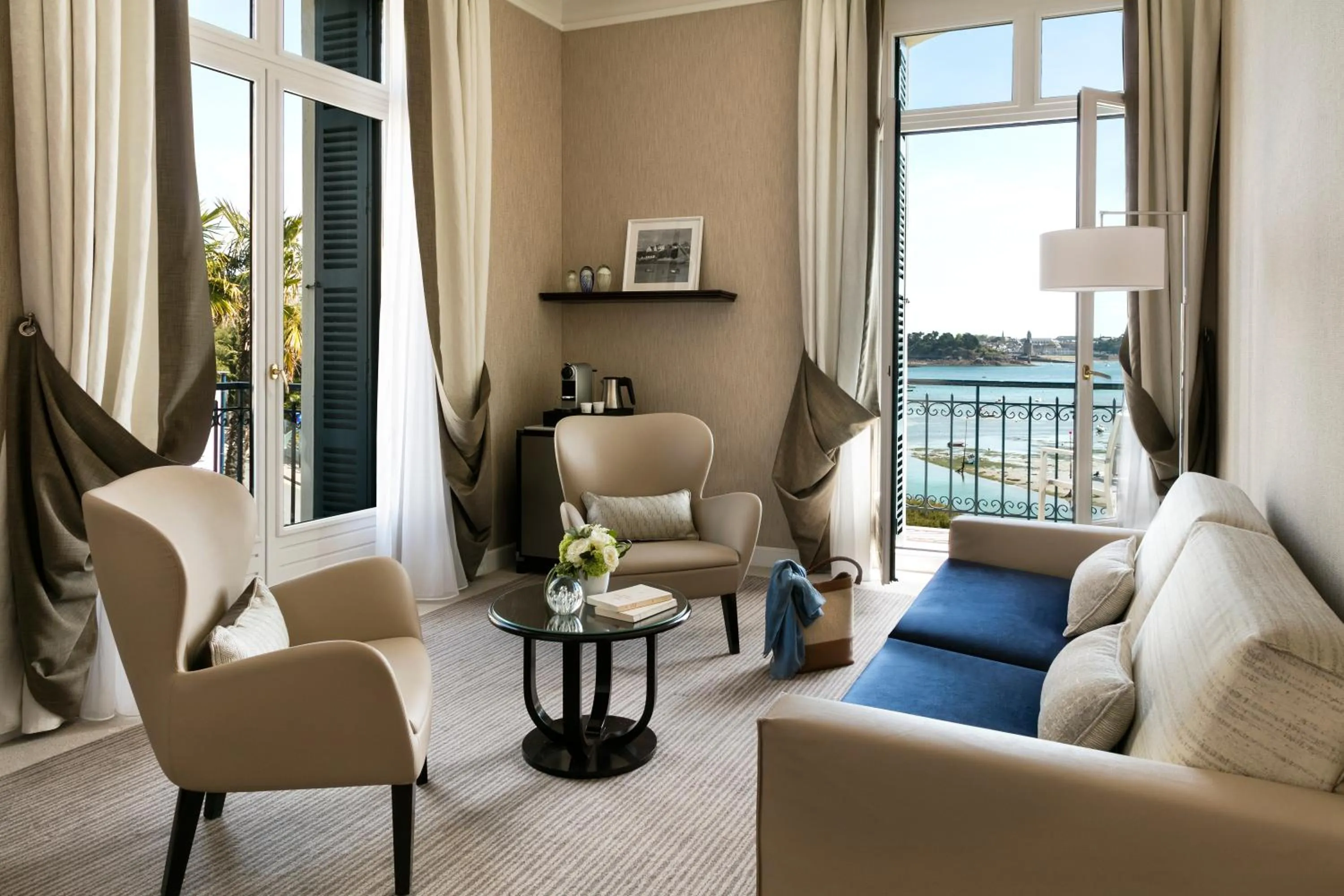 Junior Suite with Sea View in Hôtel Barrière Le Grand Hôtel Dinard