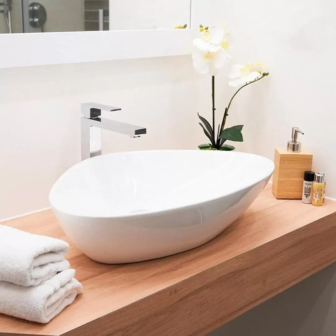 Bathroom in Toscano Palace Luxury Rooms Catania