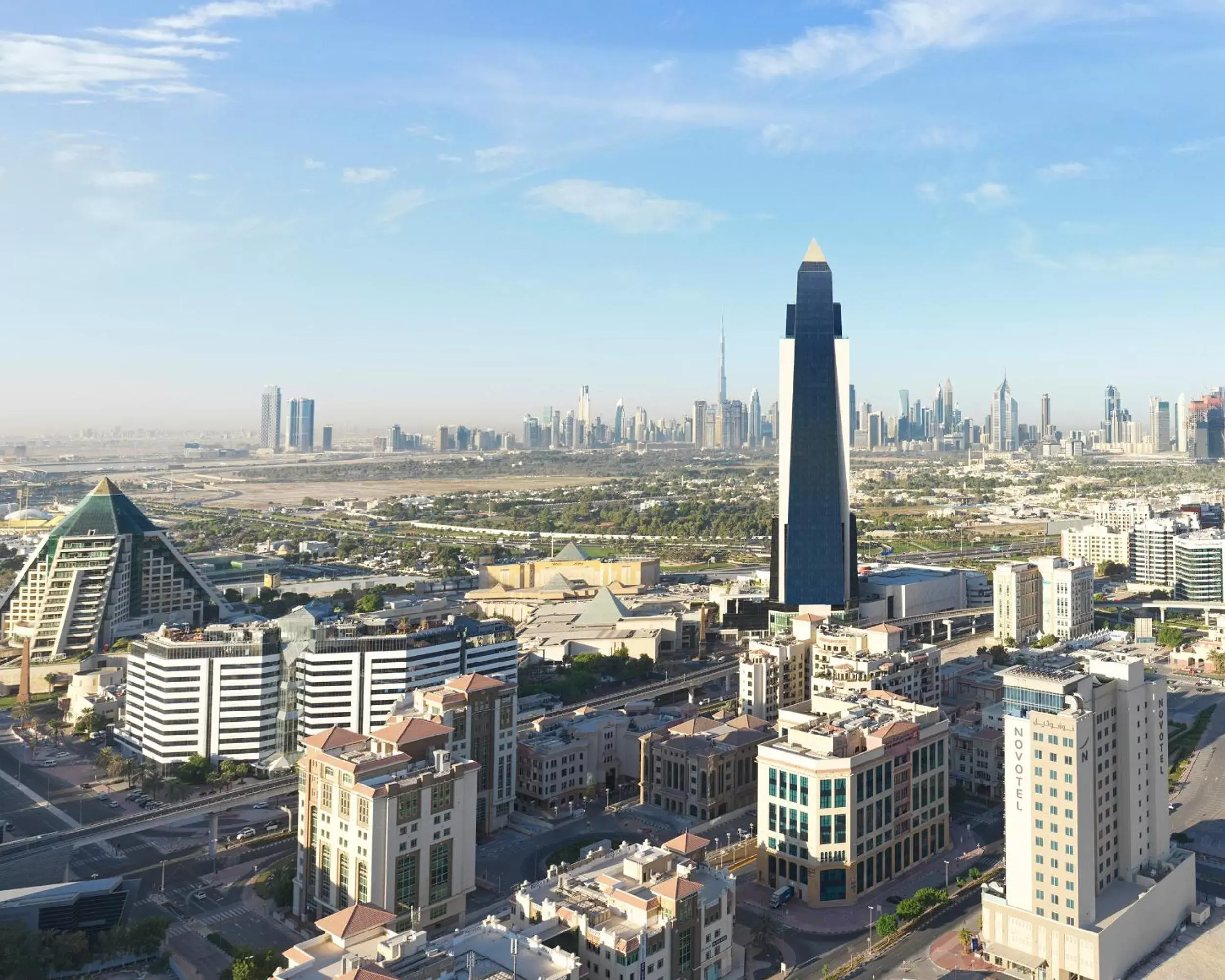 Property building in Sofitel Dubai The Obelisk