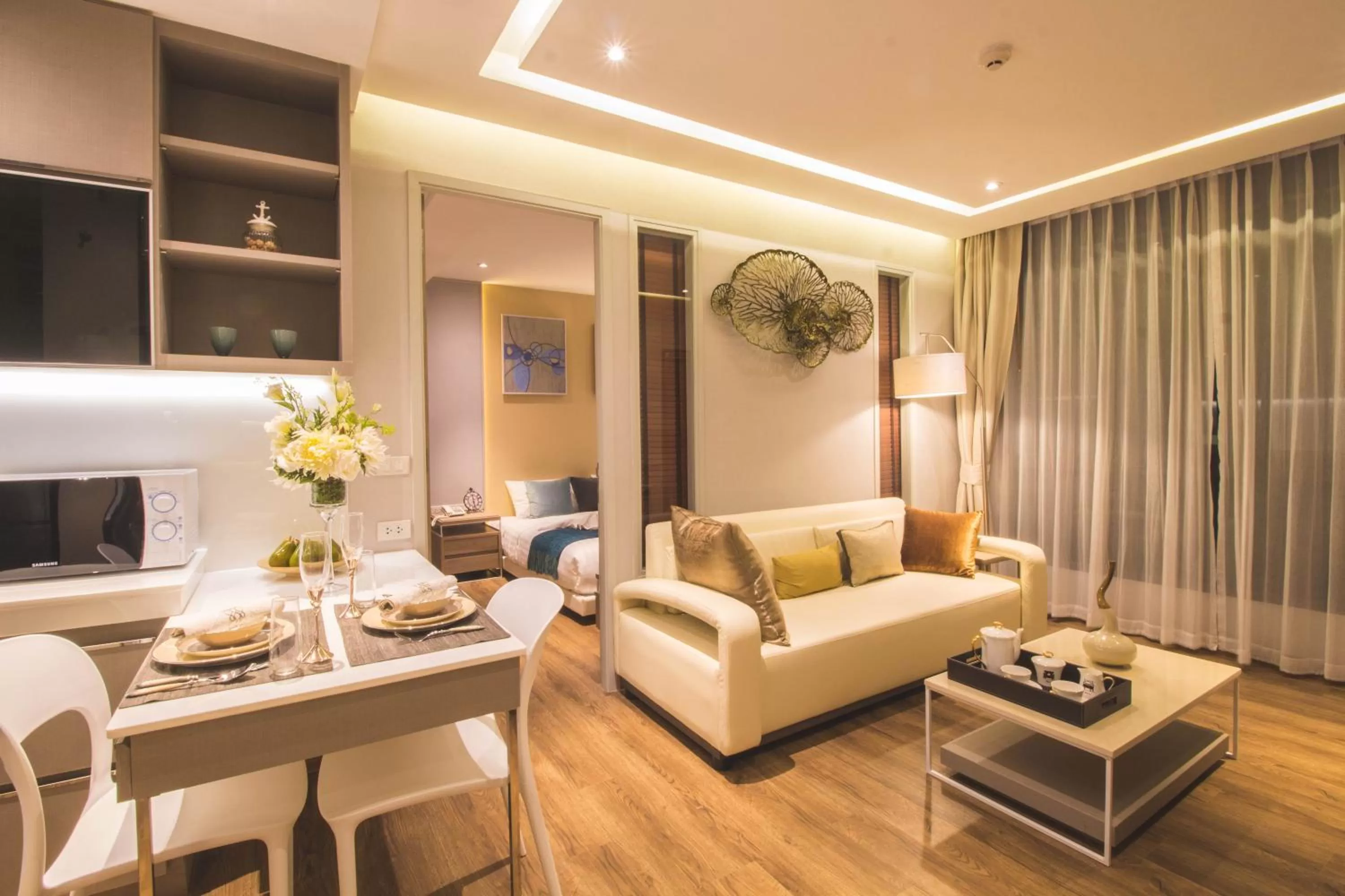 Living room in Phu Dahla Residences
