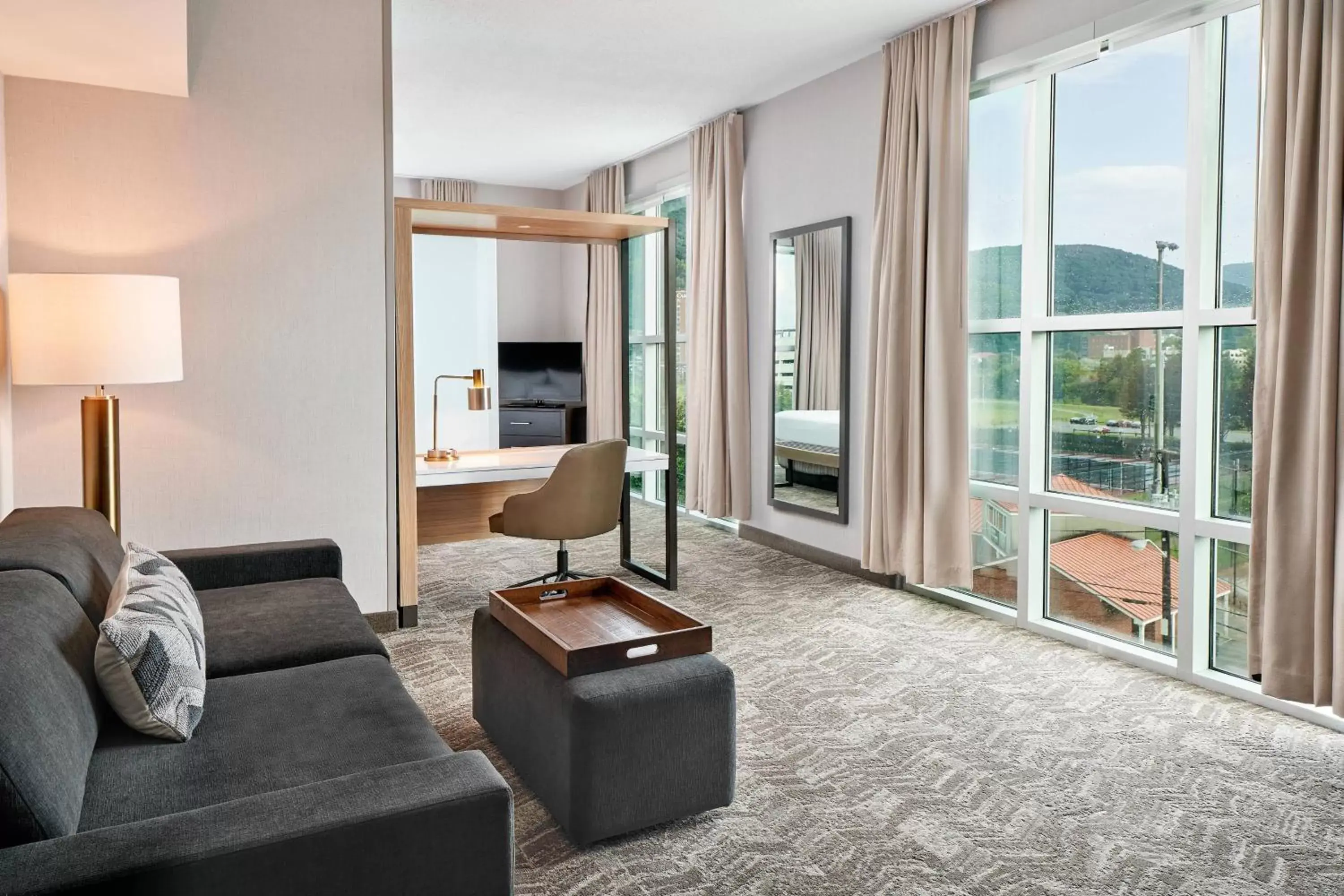 Bedroom, Seating Area in SpringHill Suites by Marriott Roanoke