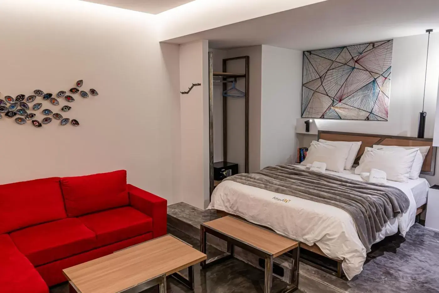 Bedroom, Bed in AthinA STREETAPARTMENTS