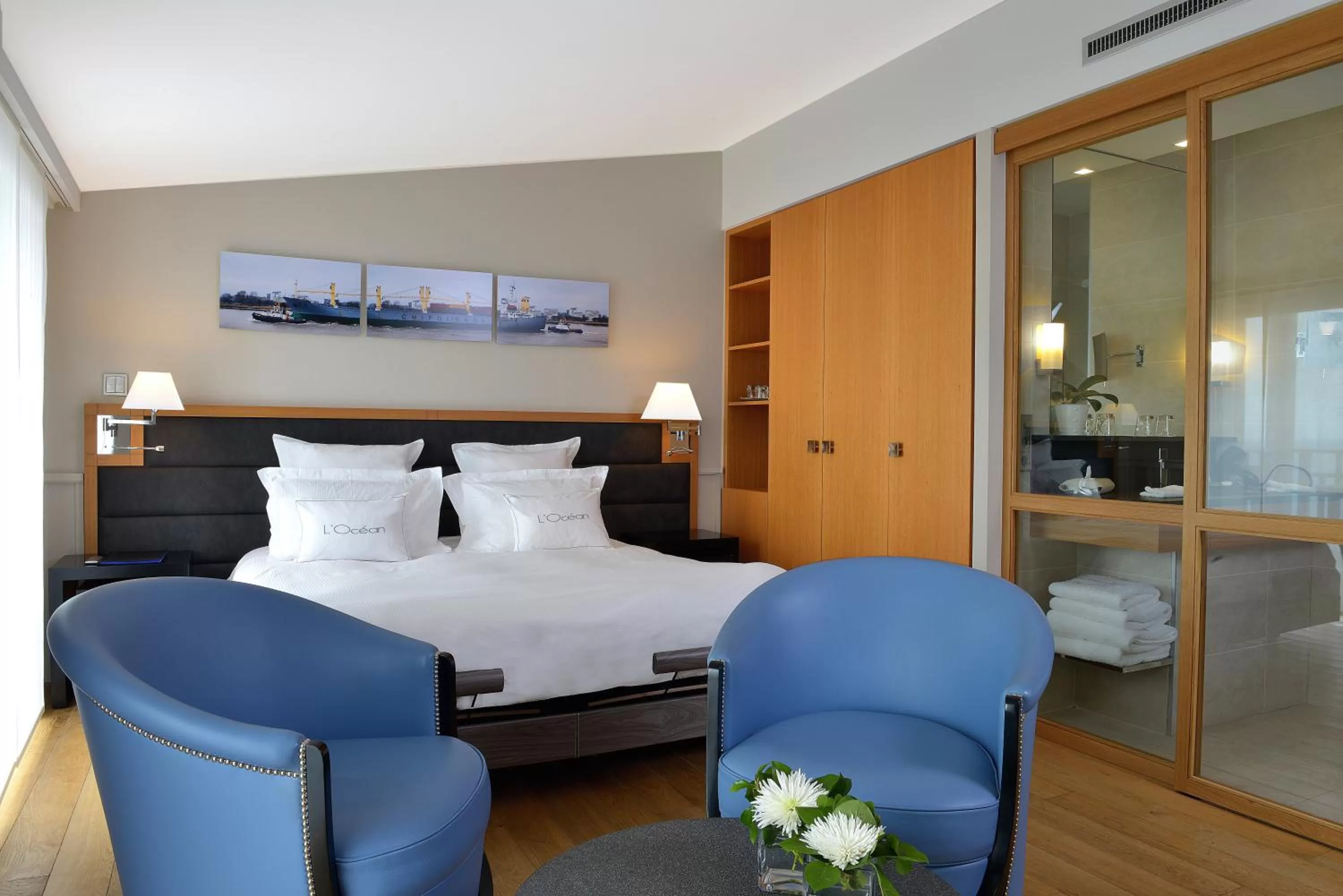 Bedroom, Bed in Grand Hotel de L'Océan