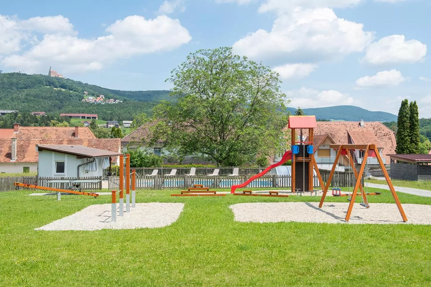 Children play ground in Pension Cäcilia