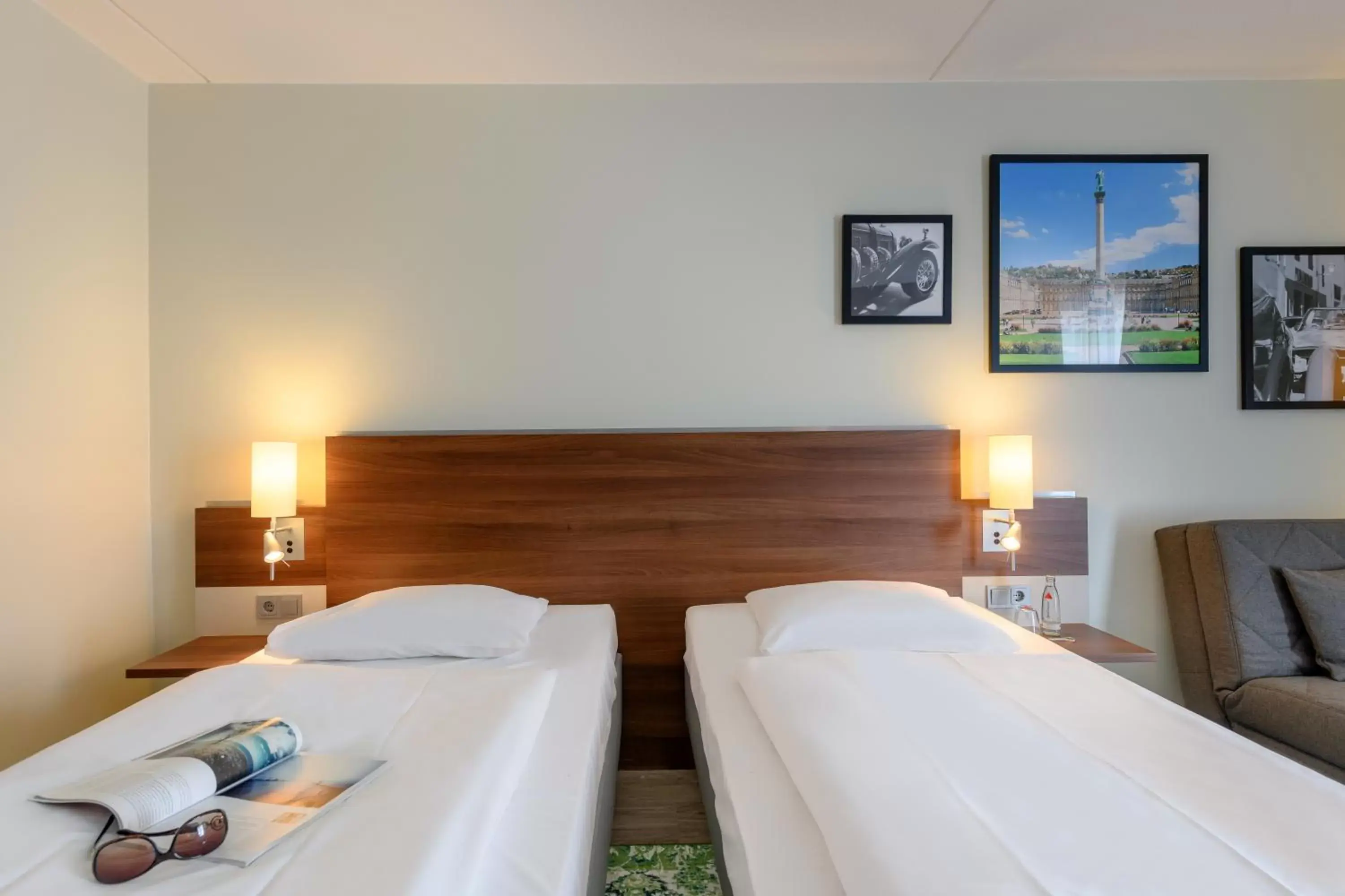 Bed in Mercure Stuttgart Sindelfingen an der Messe Bed in Mercure Stuttgart Sindelfingen an der Messe