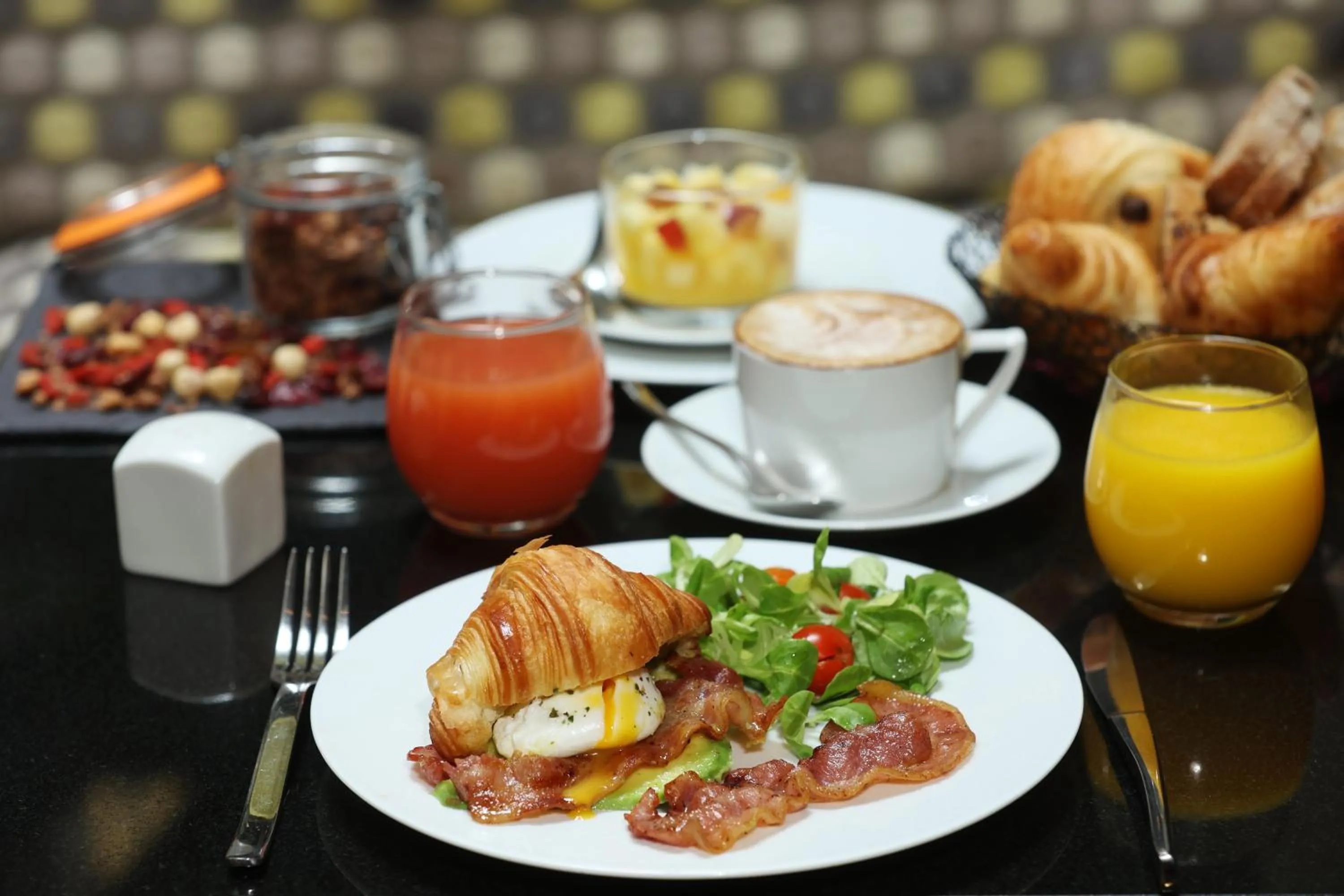 Breakfast in Hôtel Baume