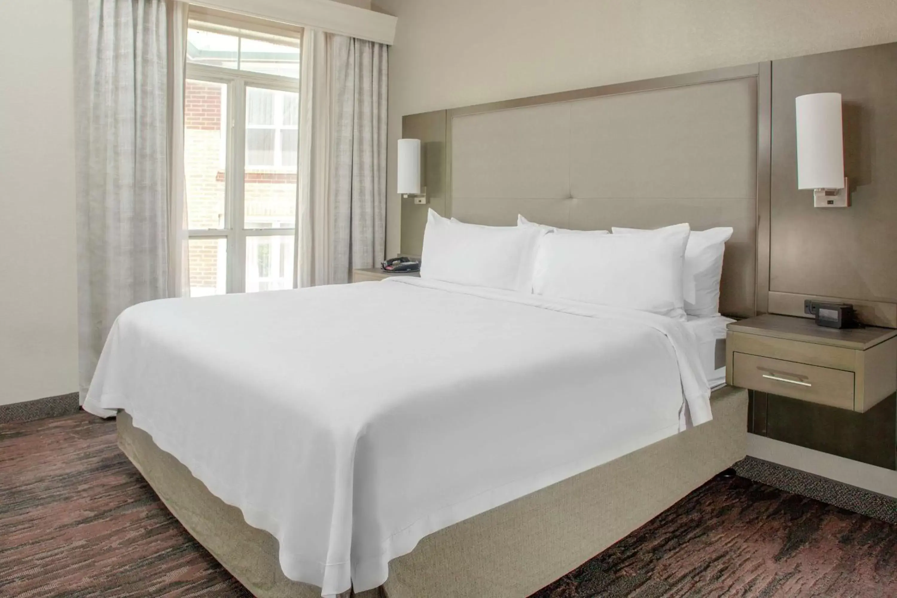 Bed in Homewood Suites by Hilton Dallas-Irving-Las Colinas