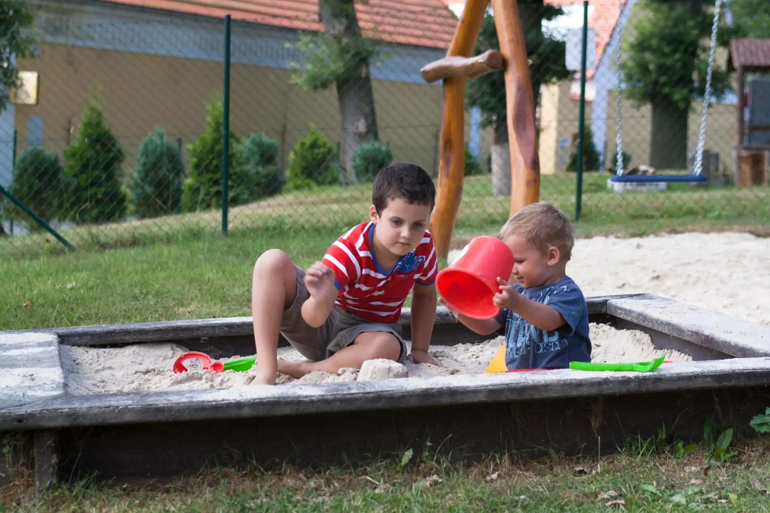 Children play ground, Children in Hotel Resort Stein