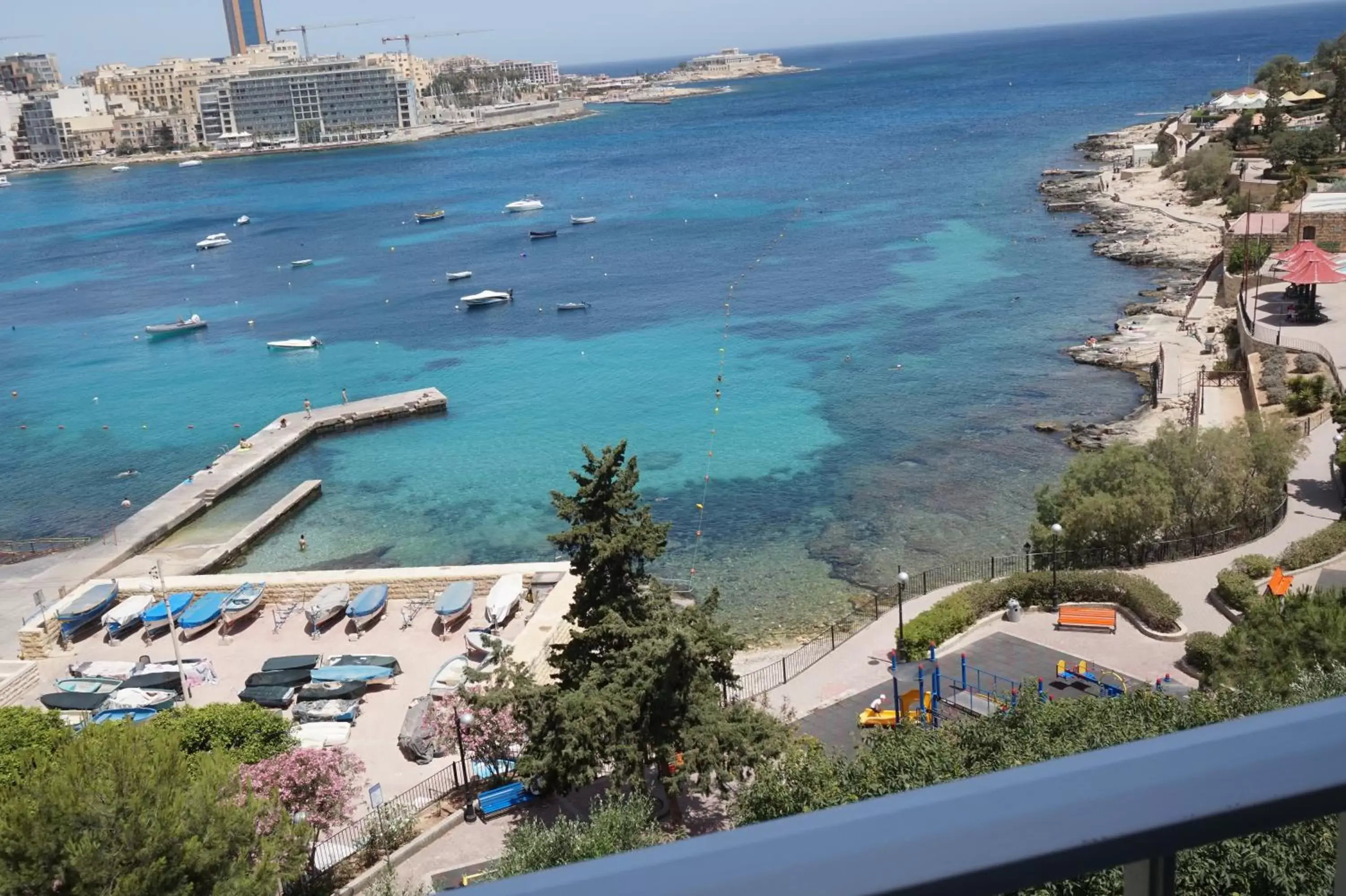 Balcony/Terrace, Bird's-eye View in Plaza Regency Hotels