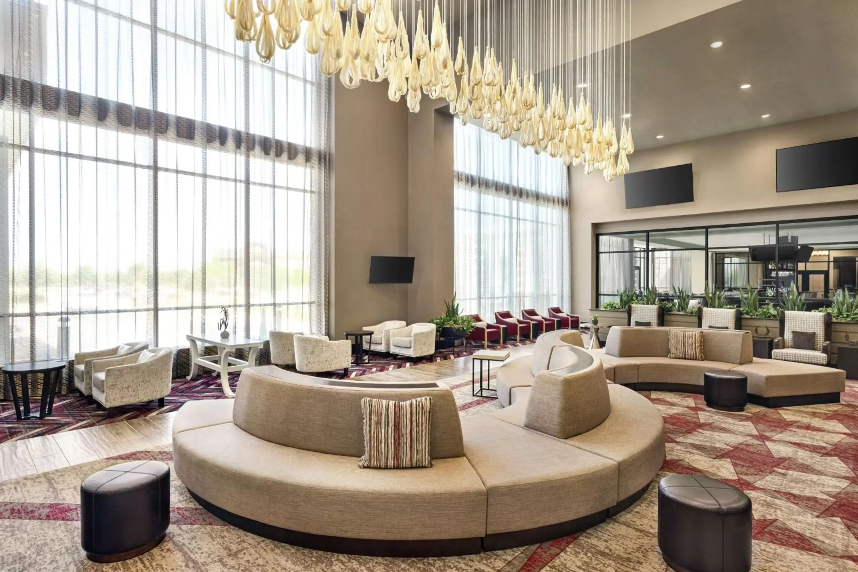 Lobby or reception, Lounge/Bar in Embassy Suites by Hilton Round Rock