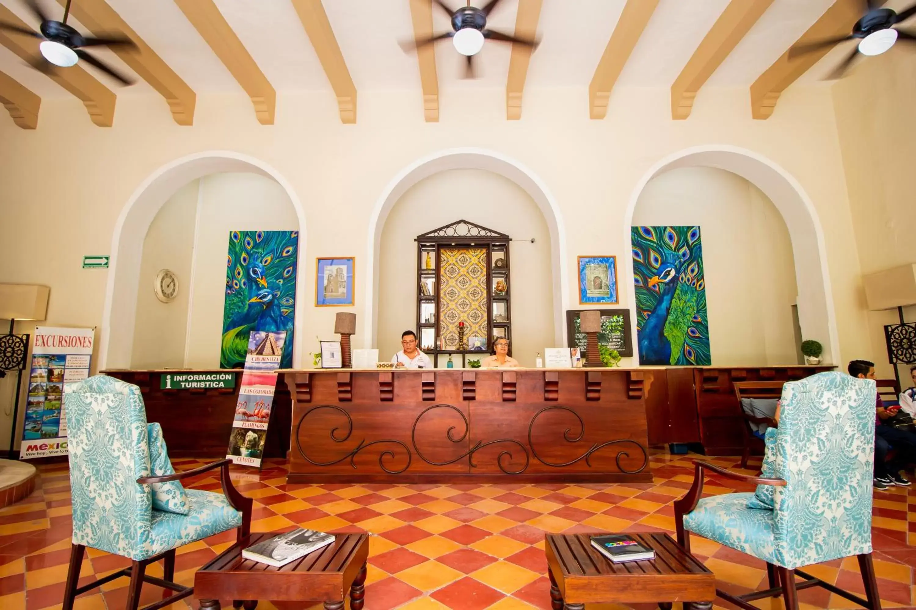 Lobby or reception, Restaurant/Places to Eat in Hotel Merida