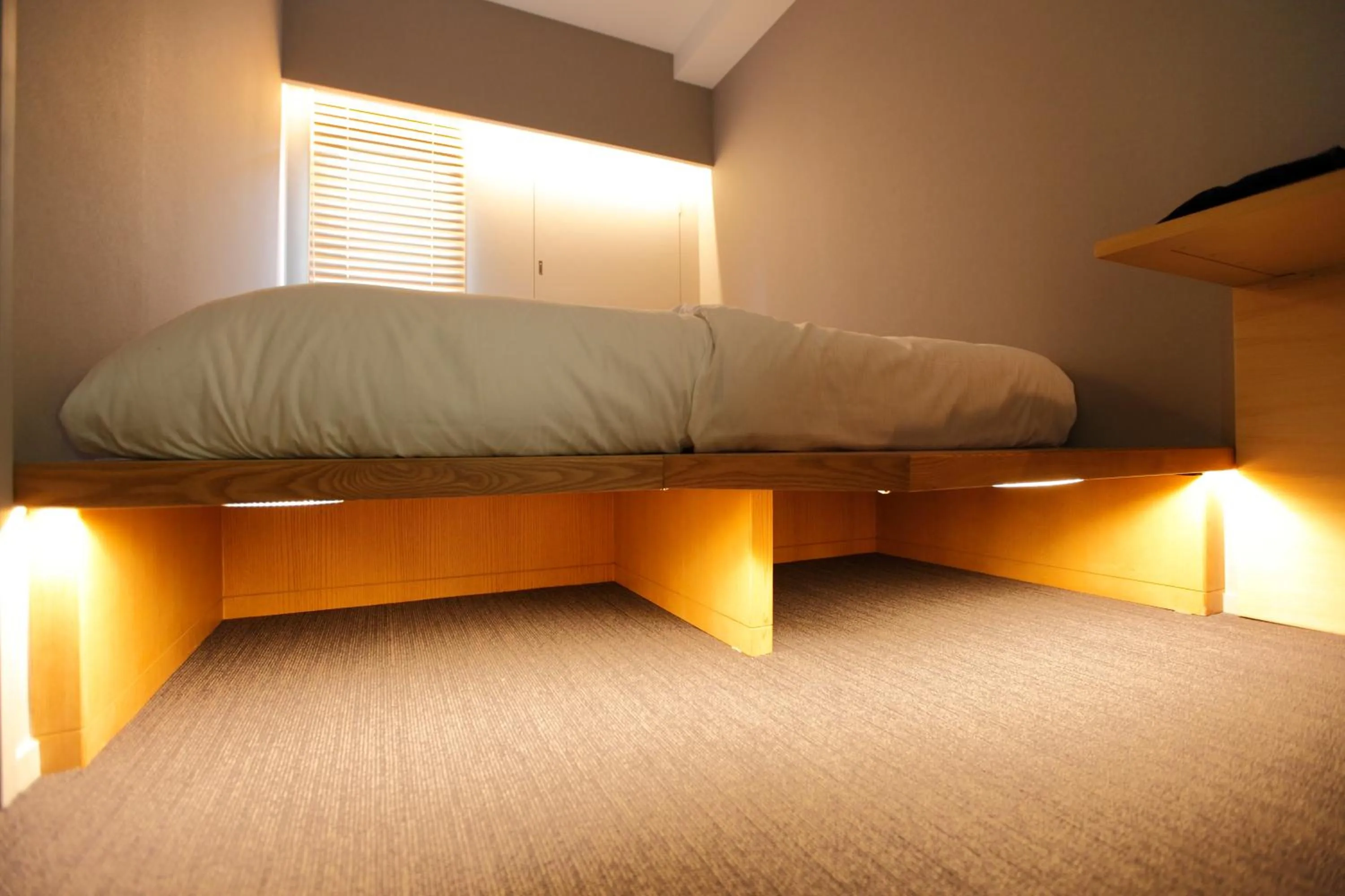 Decorative detail, Bed in HOTEL AMANEK Ginza East