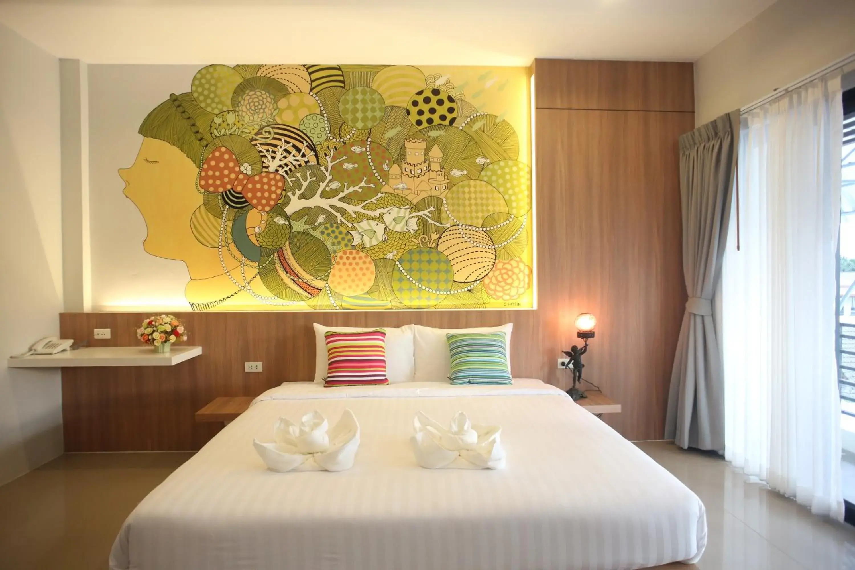 Photo of the whole room, Bed in Tairada Boutique Hotel