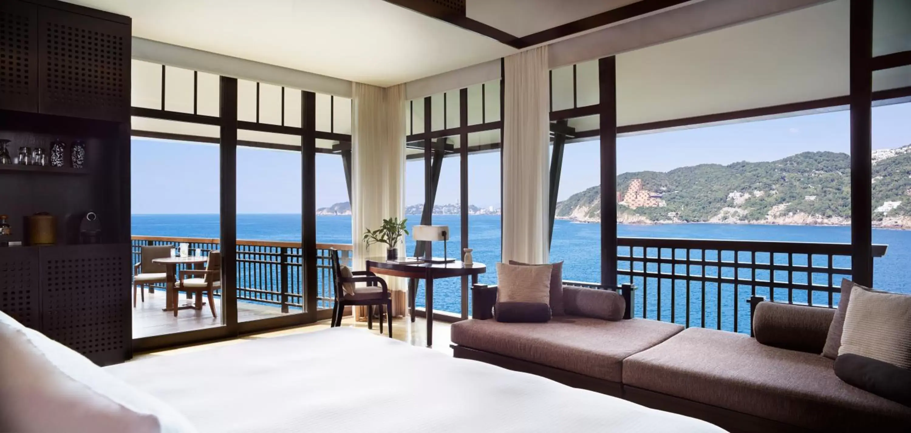 Bed, Sea View in Banyan Tree Cabo Marques