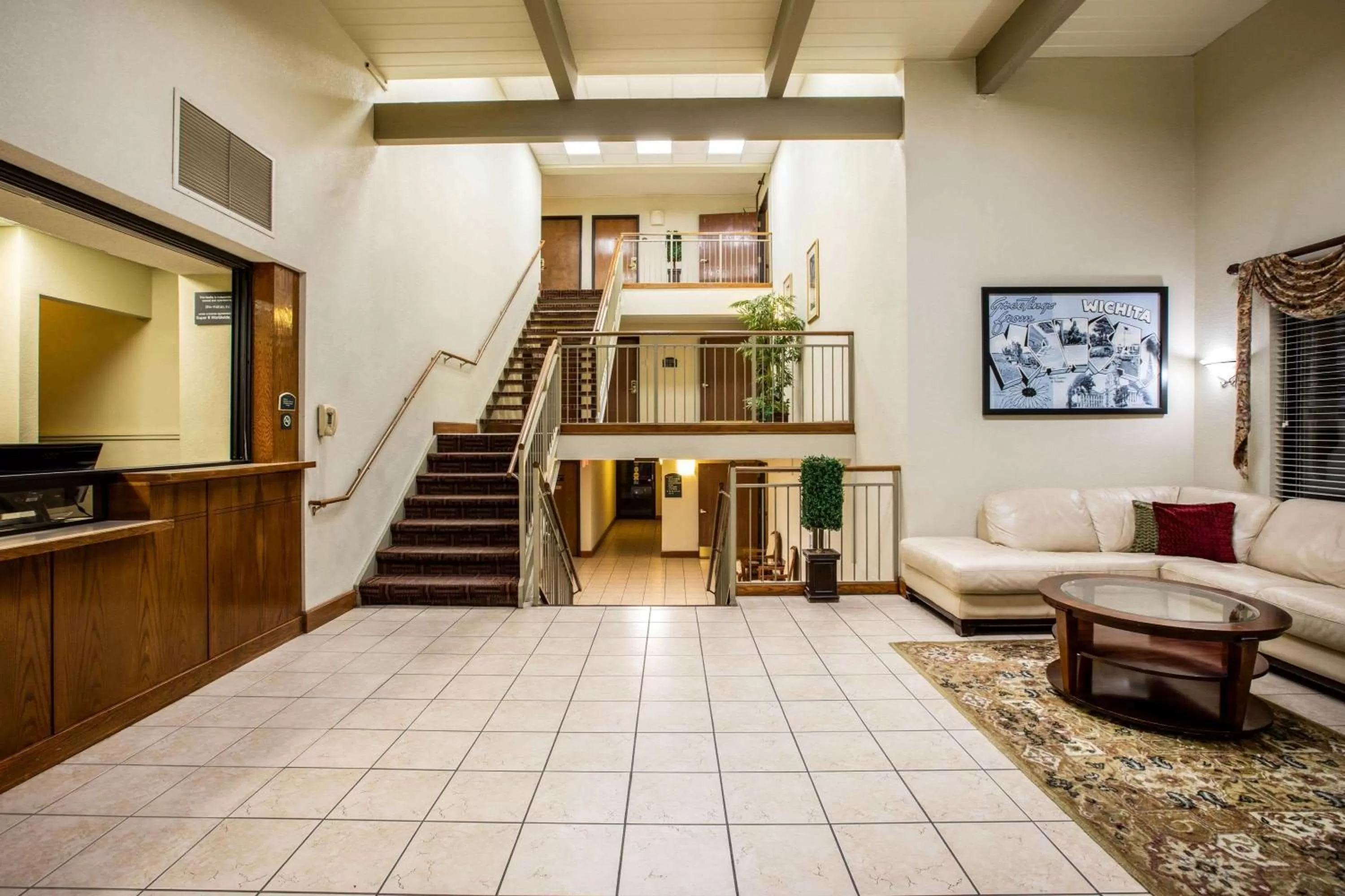 Lobby or reception, Lobby/Reception in Super 8 by Wyndham Wichita East