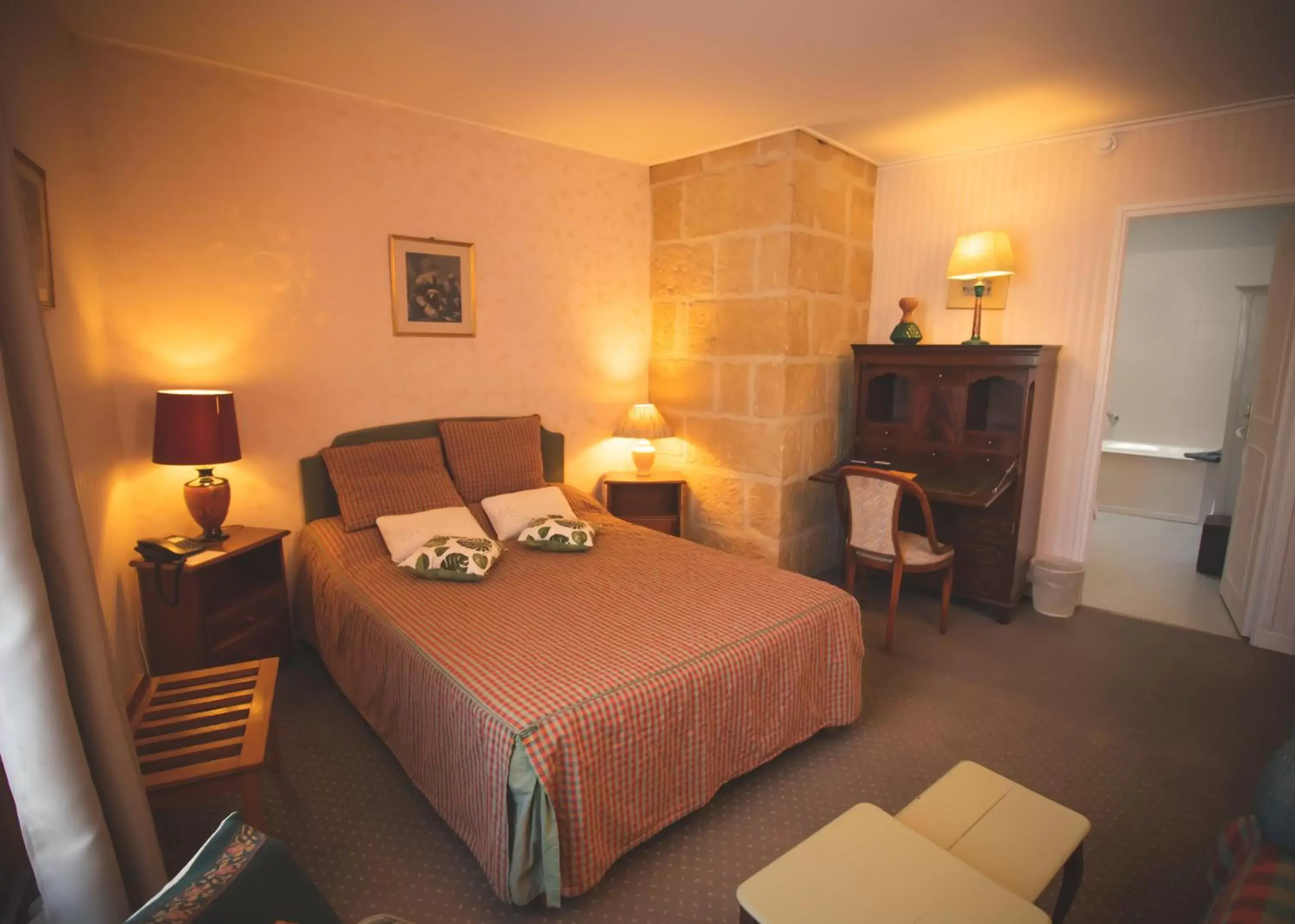 Photo of the whole room, Bed in Hôtel De La Banniere De France