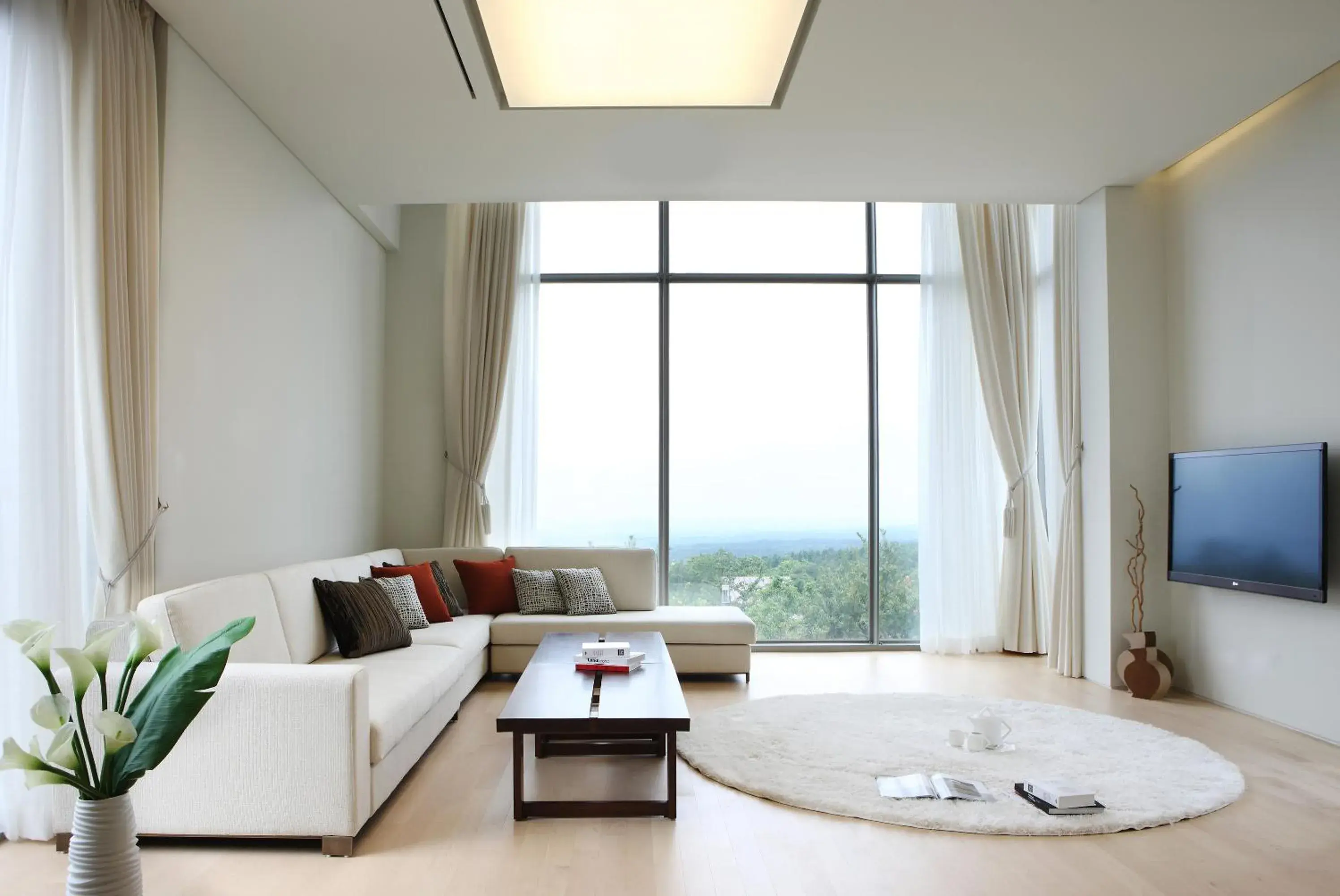 Living room, Seating Area in Lotte Resort Jeju Artvillas