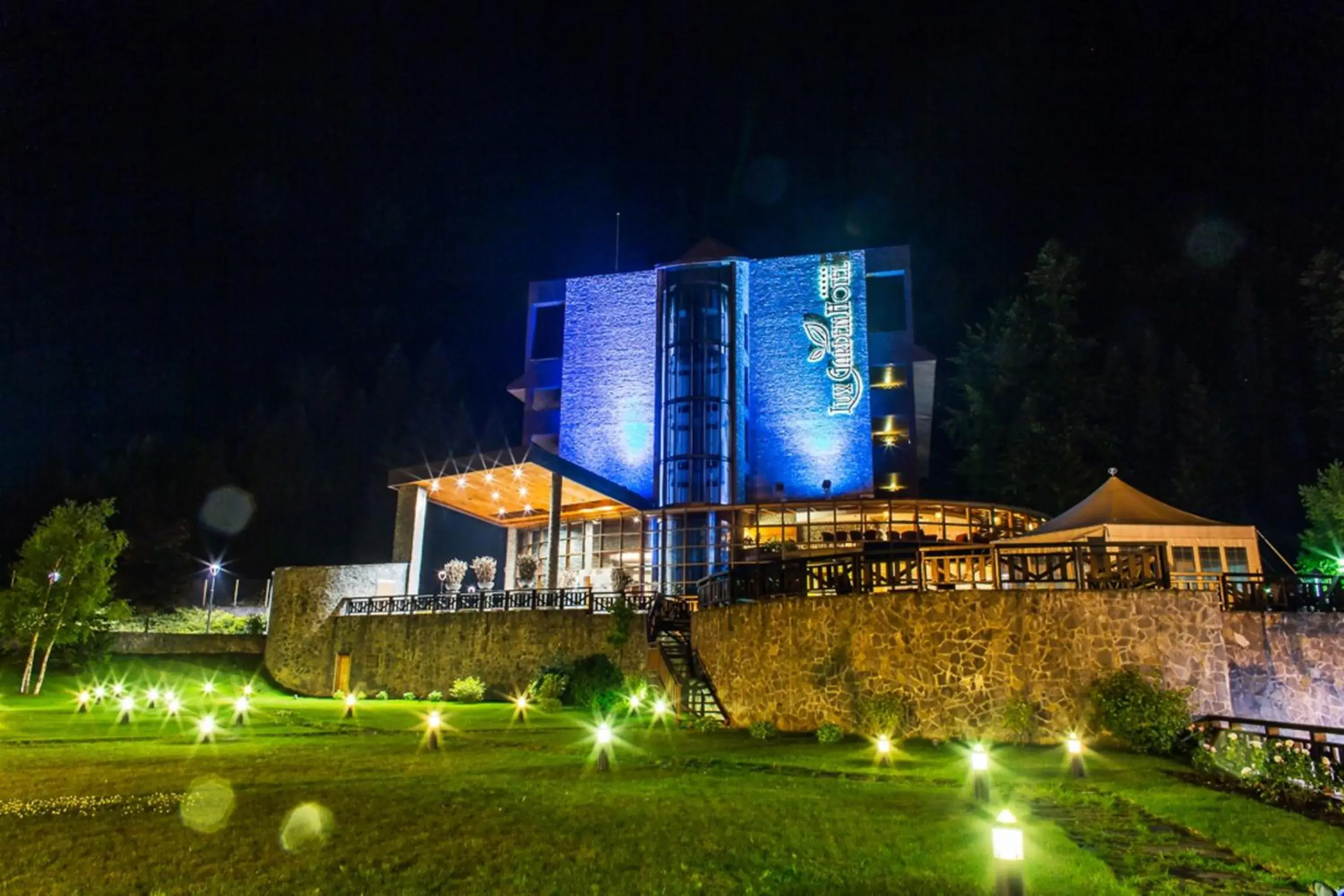 Facade/entrance, Property Building in Lux Garden Hotel