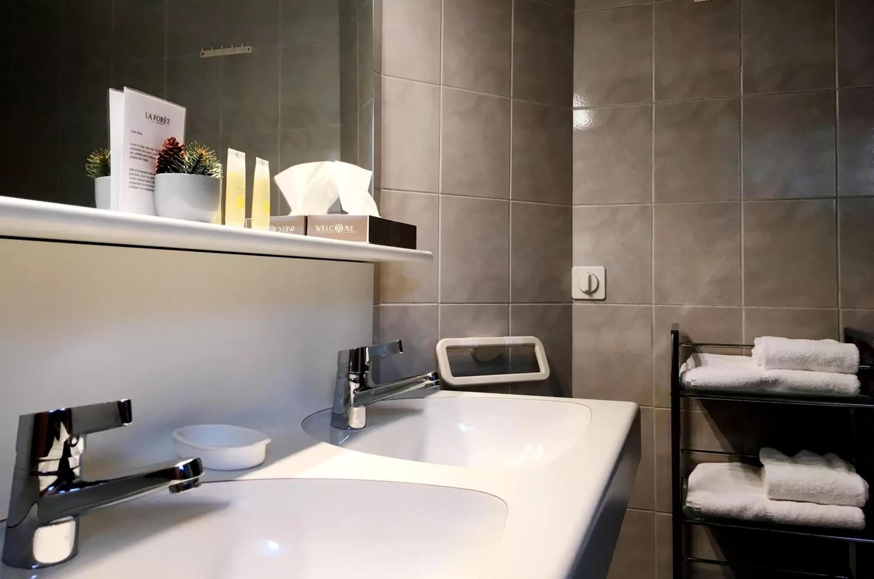 Bathroom in Hôtel de la Forêt