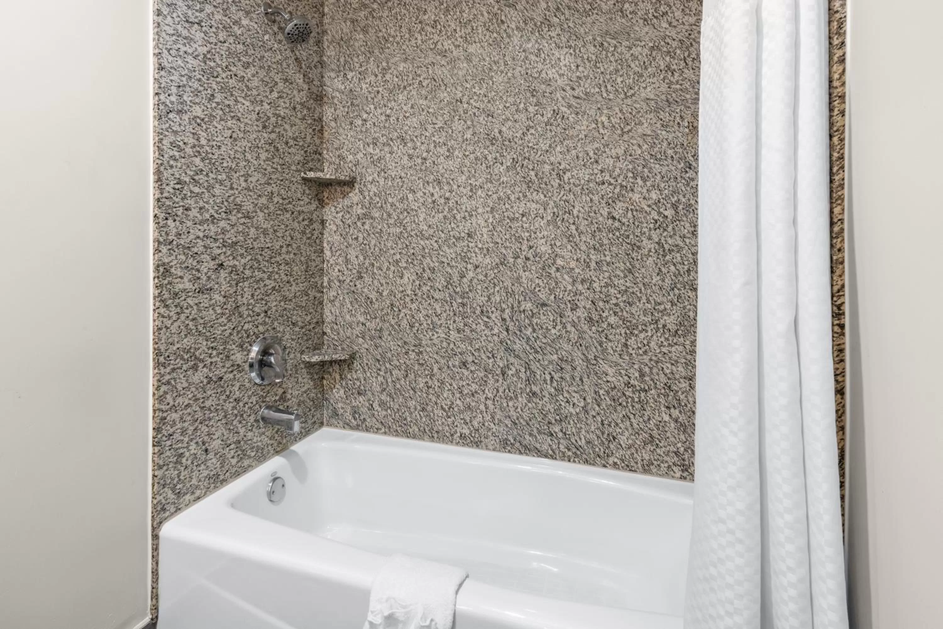 Bathroom in Hotel Aura SFO Airport FREE SHUTTLE