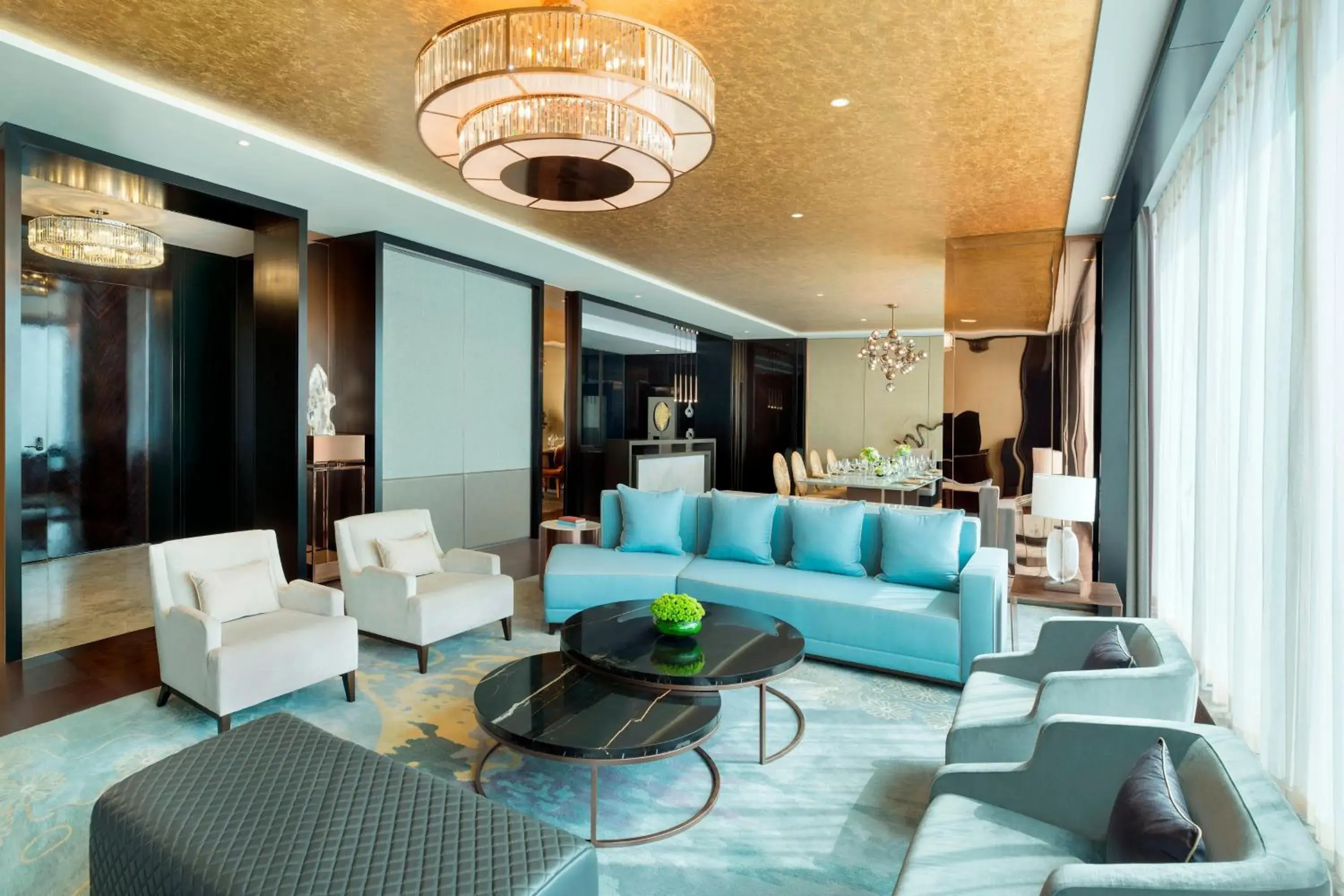 Living room, Seating Area in Meixi Lake Hotel, a Luxury Collection Hotel, Changsha