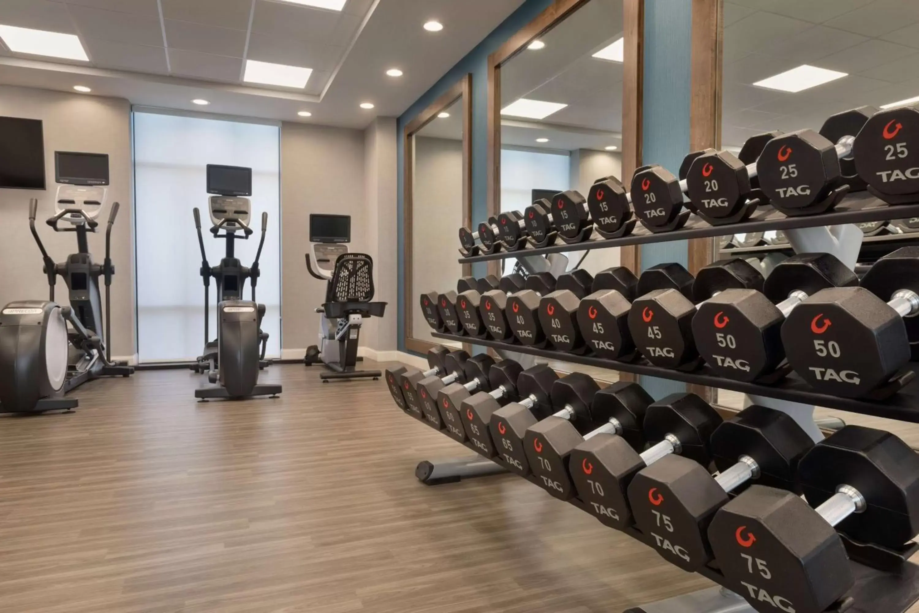 Fitness centre/facilities, Fitness Center/Facilities in Hampton Inn & Suites Norman-Conference Center Area, Ok