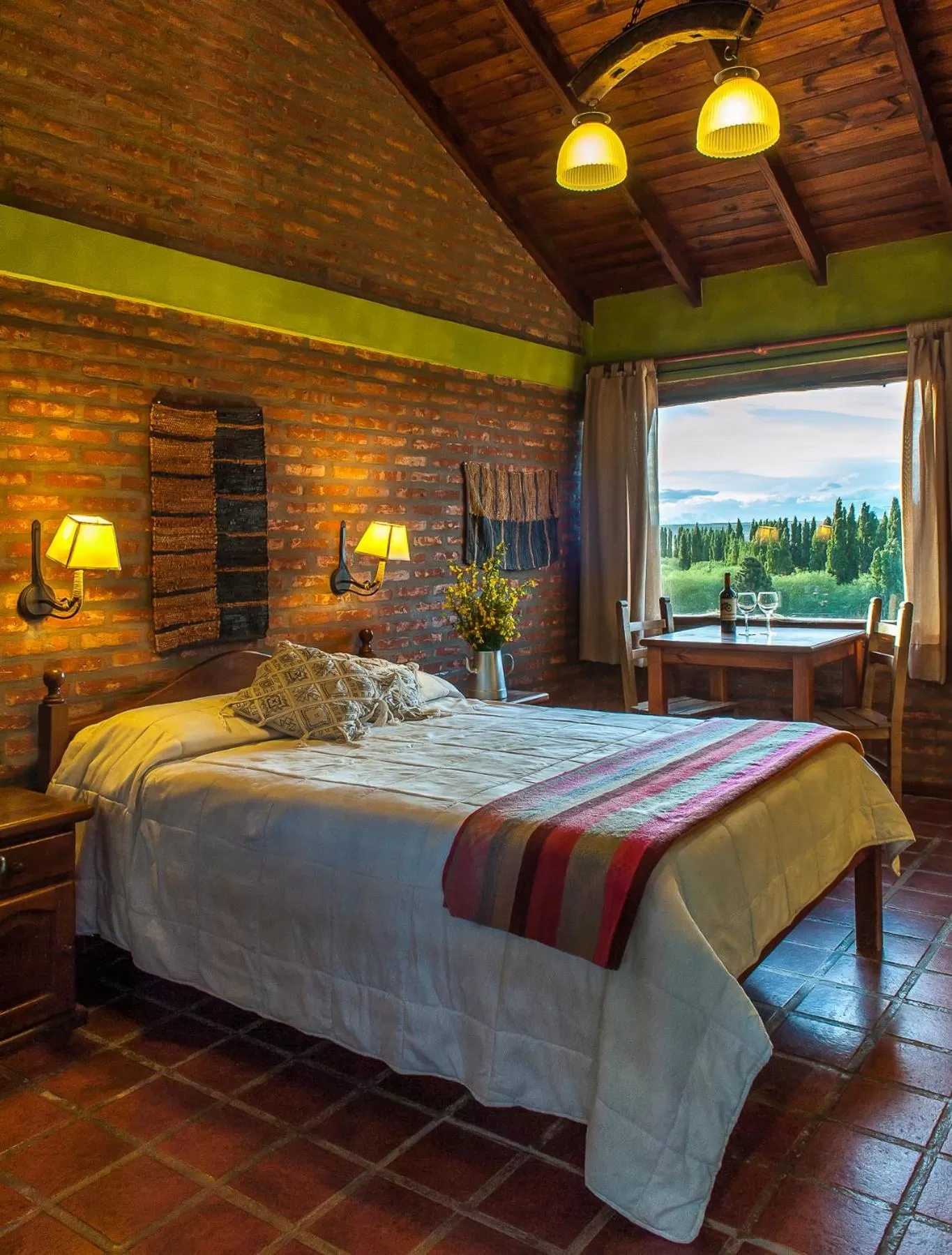 Bed in Posada Larsen