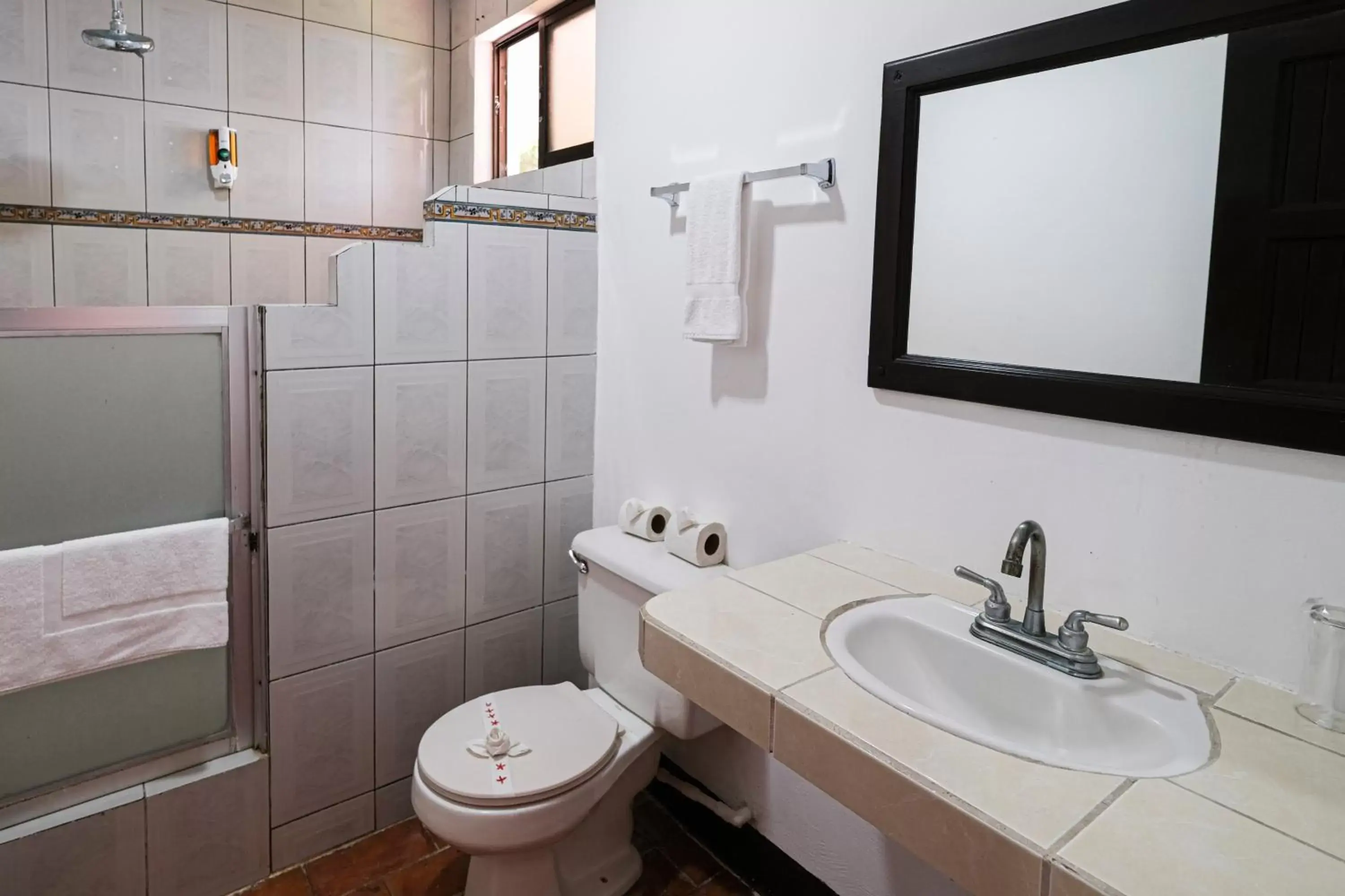 Shower, Bathroom in Hotel Terraza del Pacifico