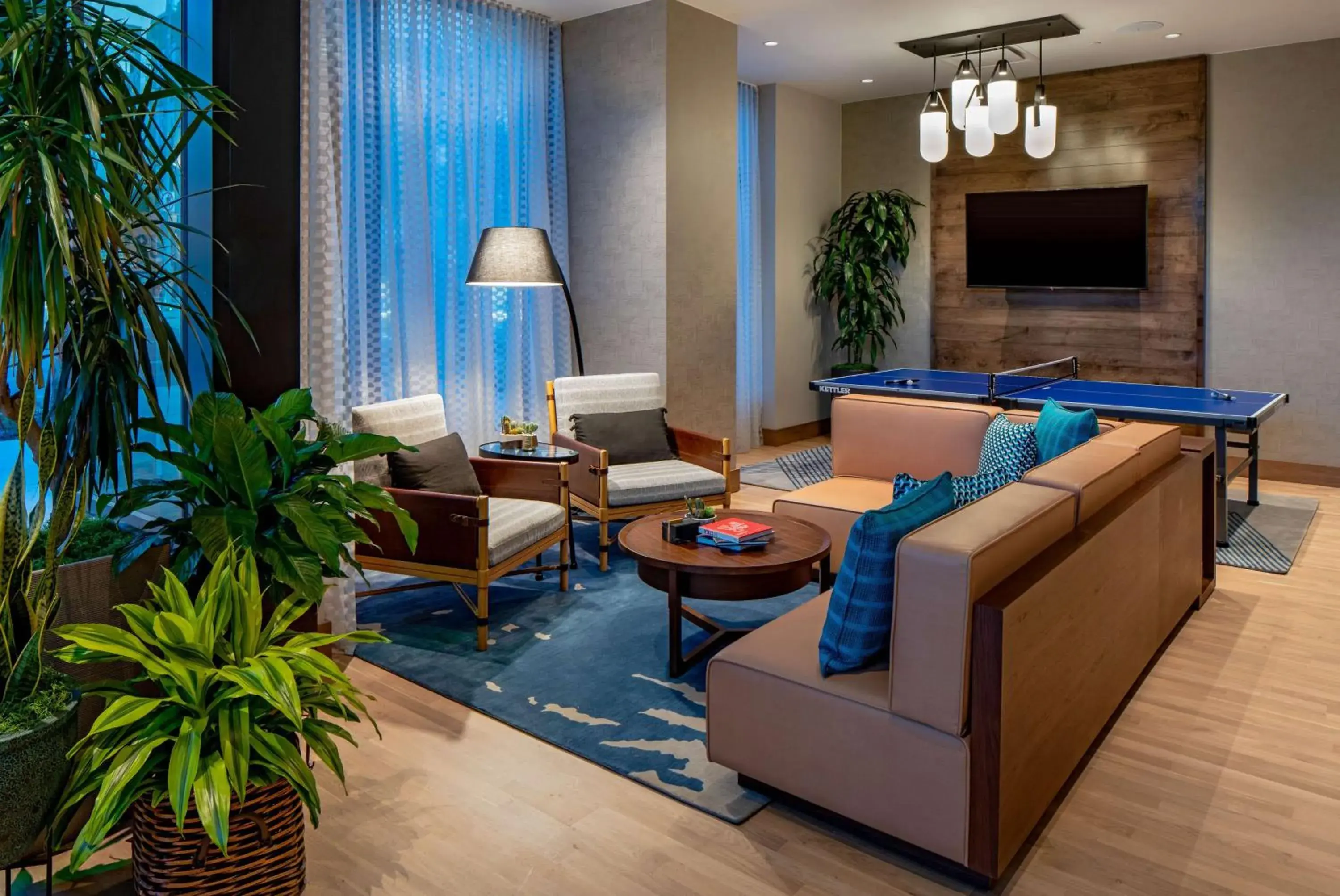 Lounge or bar, Seating Area in Hilton Garden Inn Austin University Capitol District