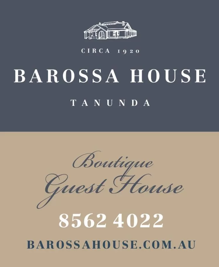 Property logo or sign in Barossa House